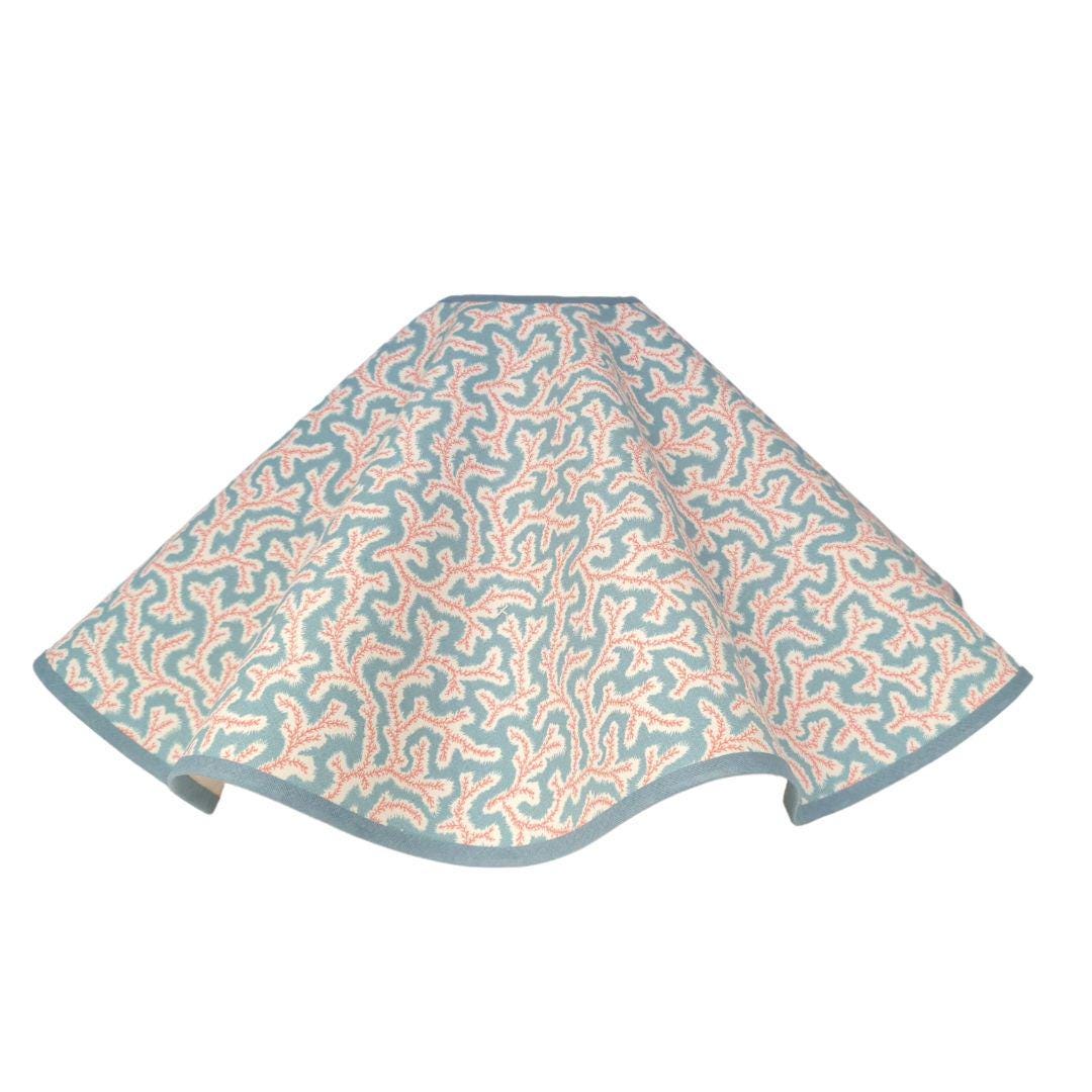COOLIE CURVY LAMPSHADE - Dulcie - Flat edged - available in any colour or fitting