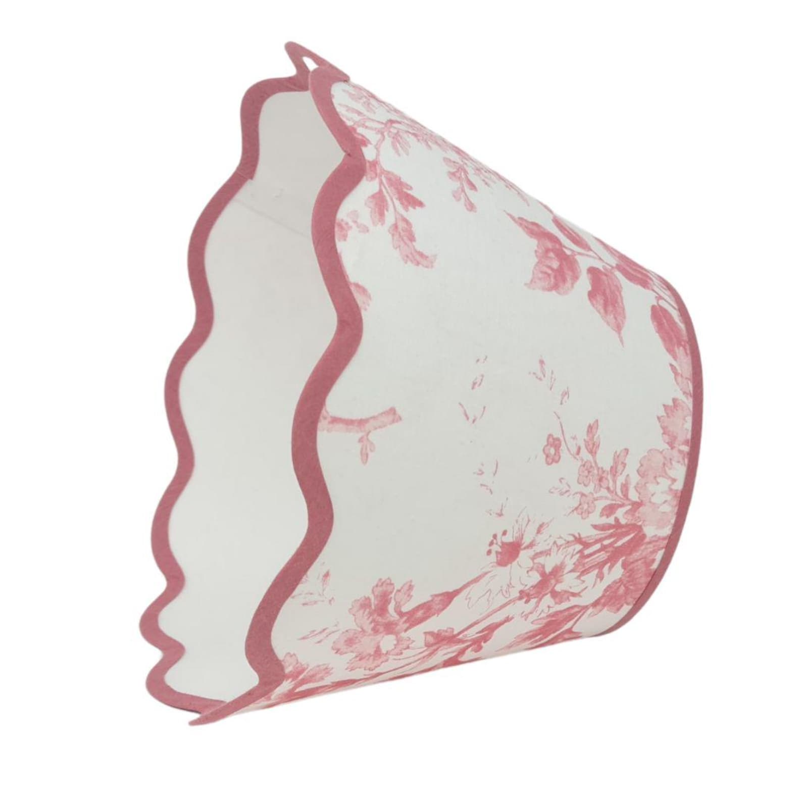 SCALLOP LAMPSHADE - Cabbages and Roses - Natural - Scalloped Edges ...