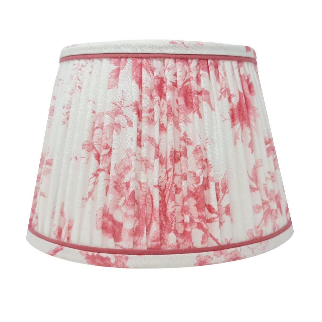 GATHERED LAMPSHADE - Cabbages and Roses - Linen - Various Colours ...