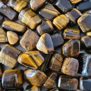 TIGERS EYE Tumbled Stones 1 kg, Healing Crystals & Stones, Tiger&#39;s eye pebble tumbled Stones, Tumbled Gemstone, Crystal Tumbled stones