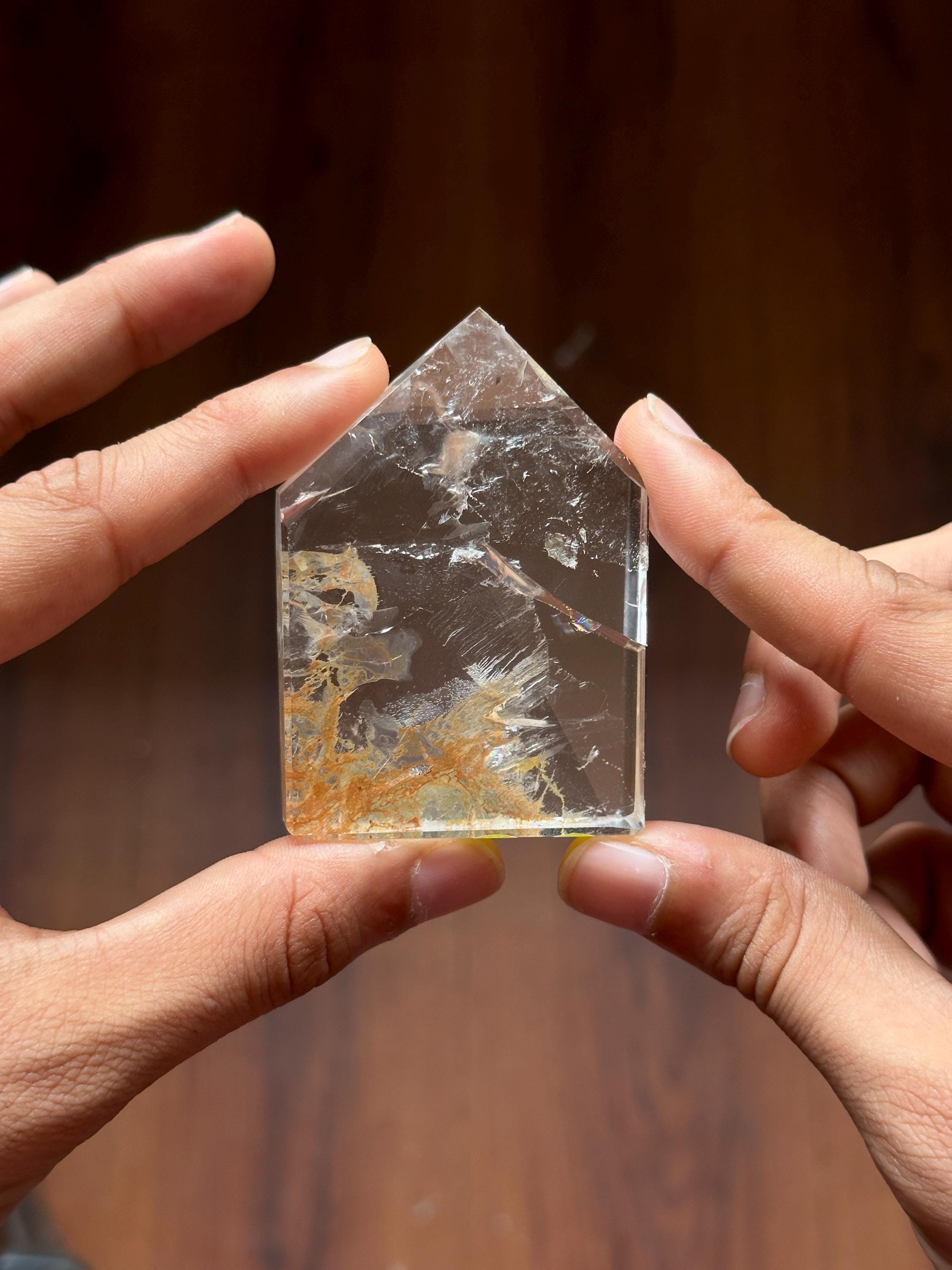 Rutilated Clear Quartz Tower
