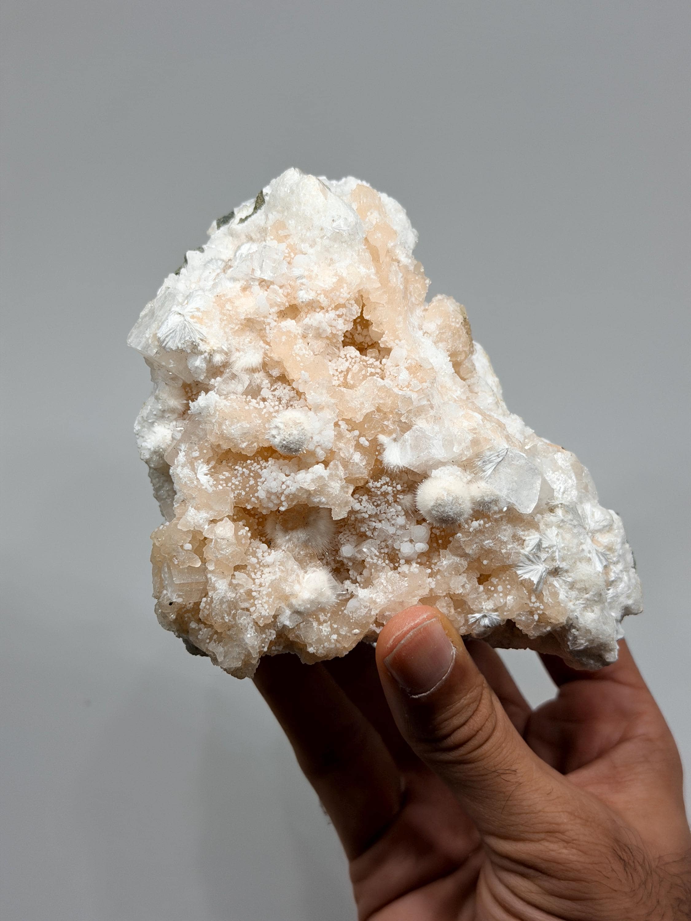 Apophyllite with Stilbite & Okenite Specimen No. 5