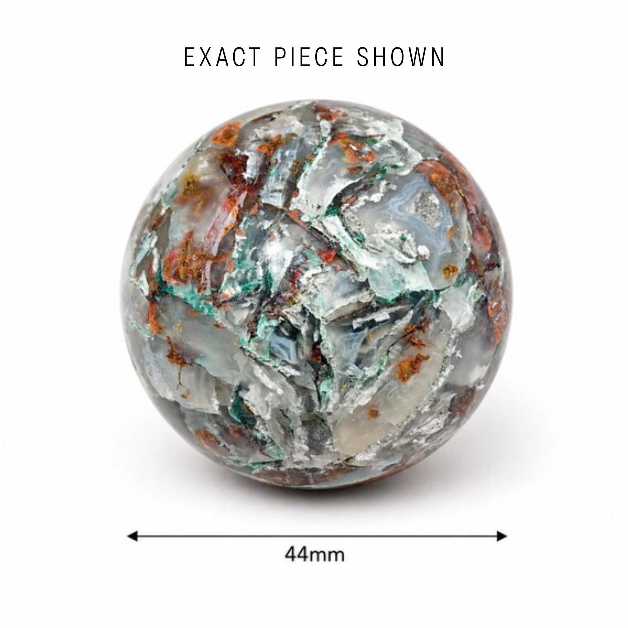 Confetti Chrysocolla Sphere