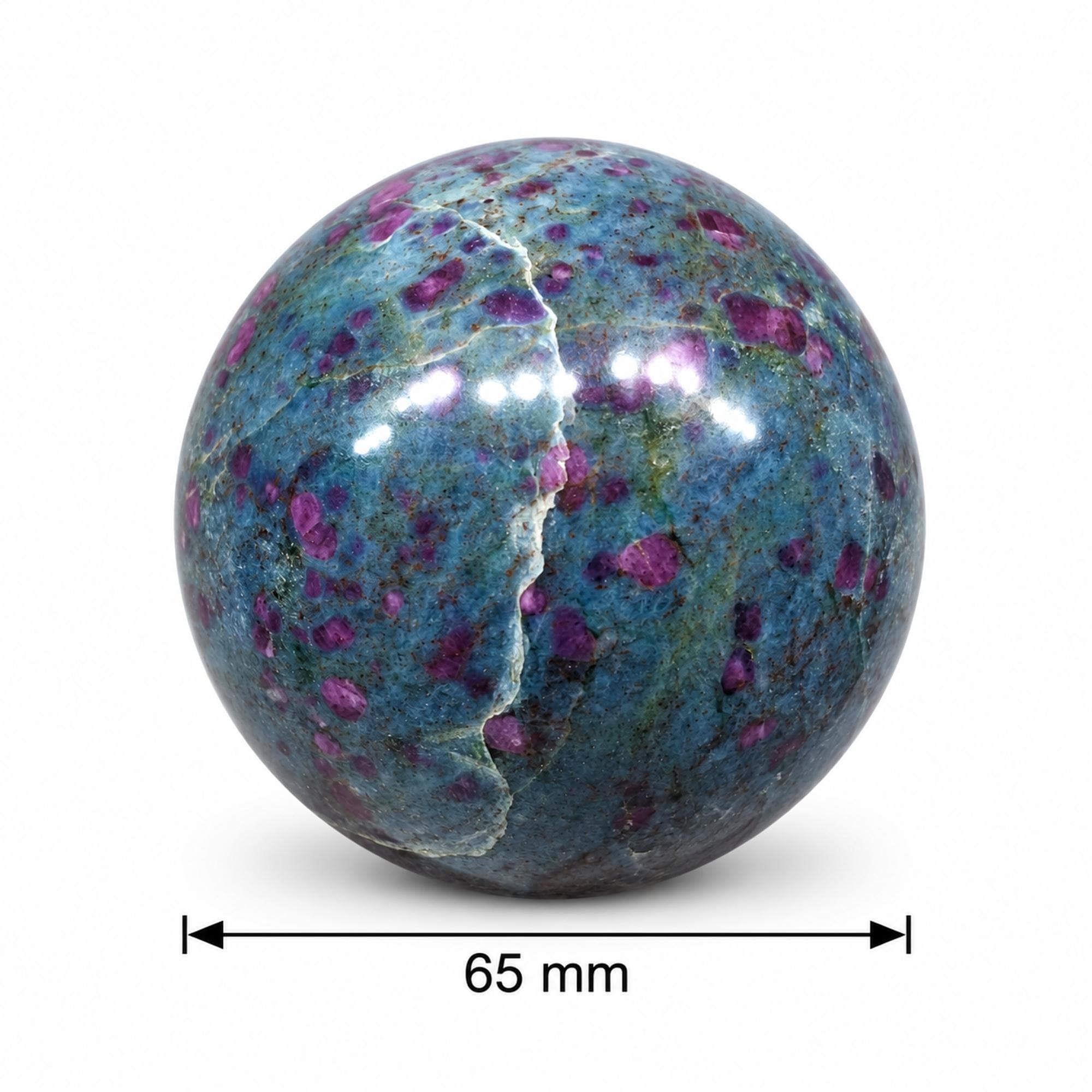 Ruby in Kyanite Sphere #5