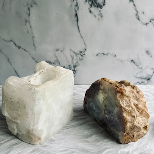 Agate planter | Crystal Home Decor | Crystal Quartz | Raw Luxury | Boho - Chic Aesthetic |