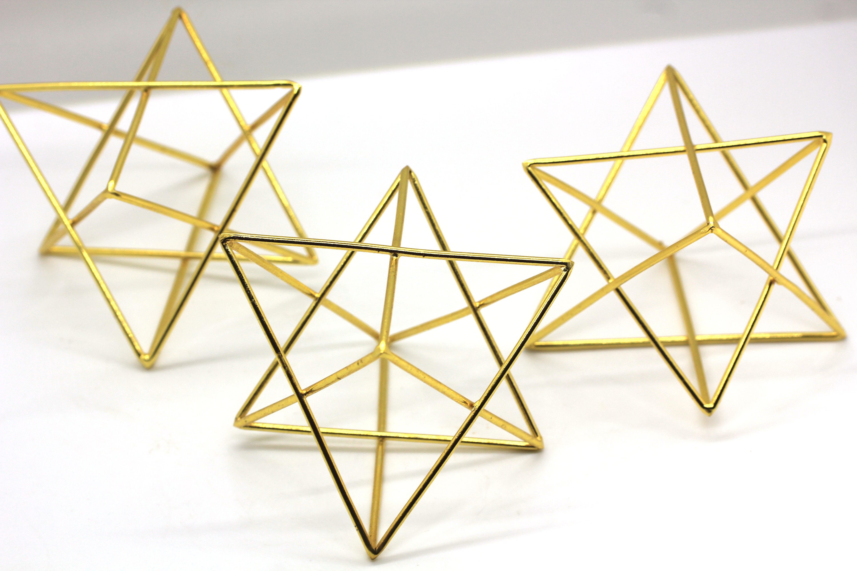 Gold Plated 3D Star of David