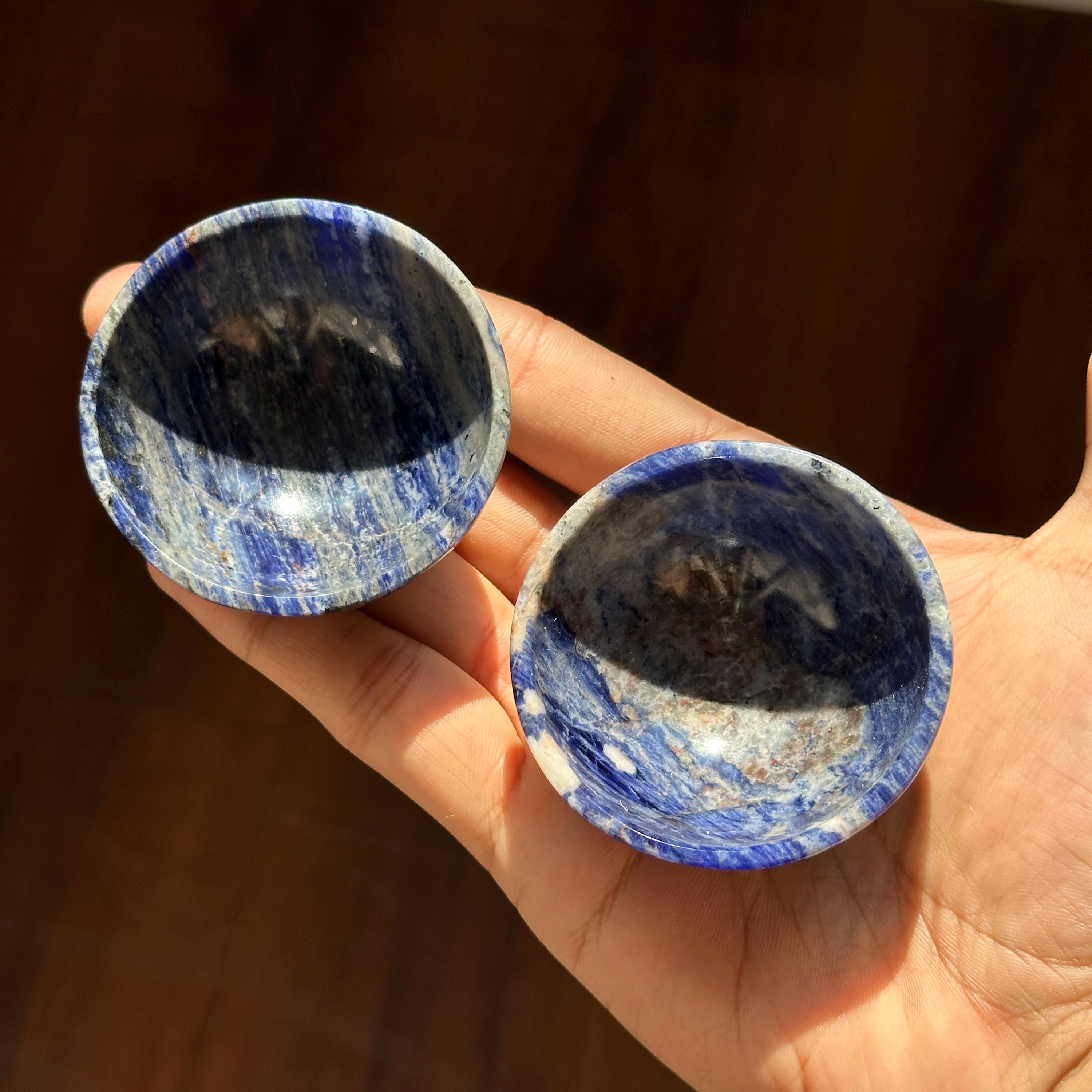 Sodalite Crystal Bowl
