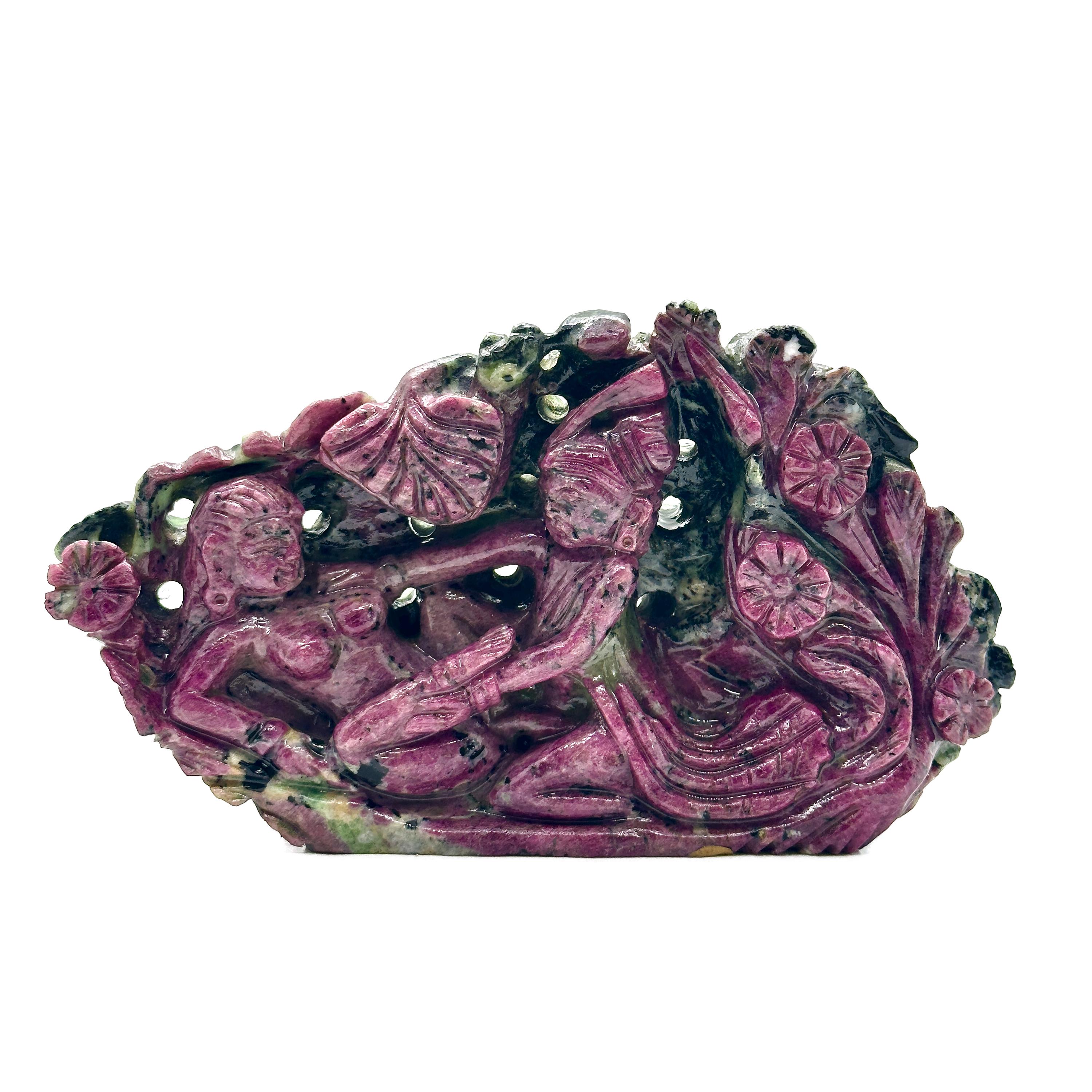 Kama Sutra Ruby Zoisite Carving