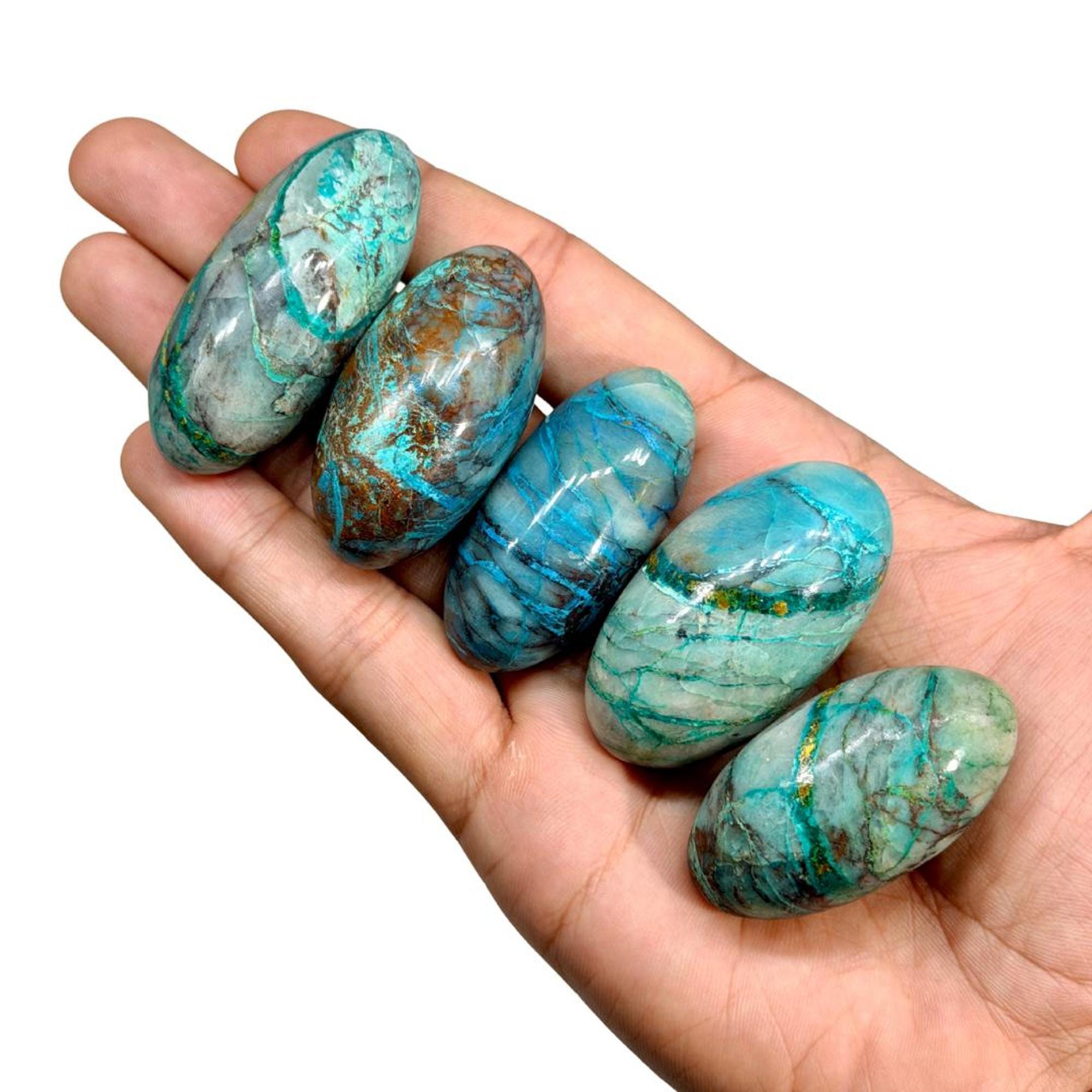 Azurite Shattuckite Shivalingam