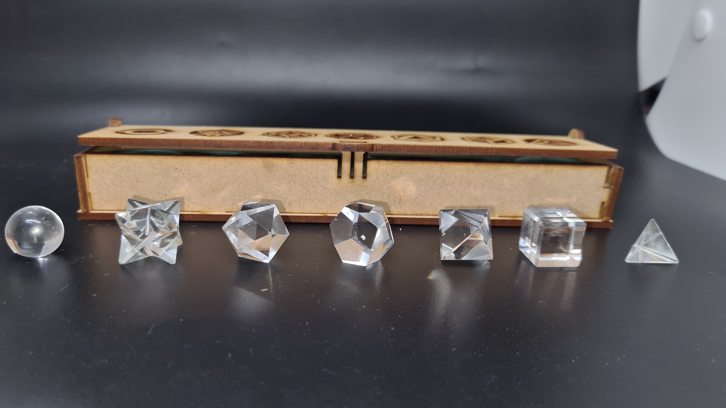 Sacred Geometry Crystal Quartz sets Sacred Geometry Shapes Etsy