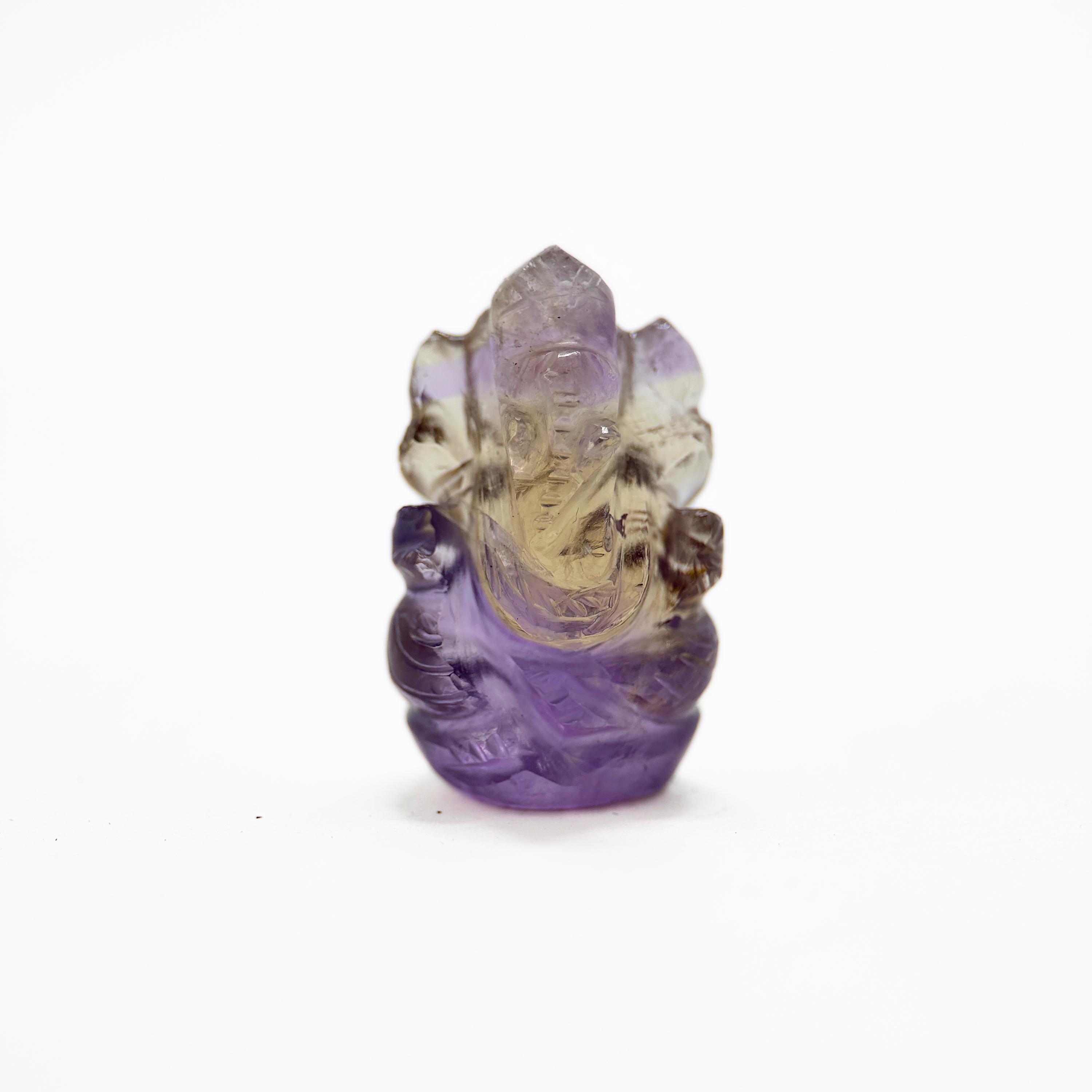 Natural Ametrine Ganesha