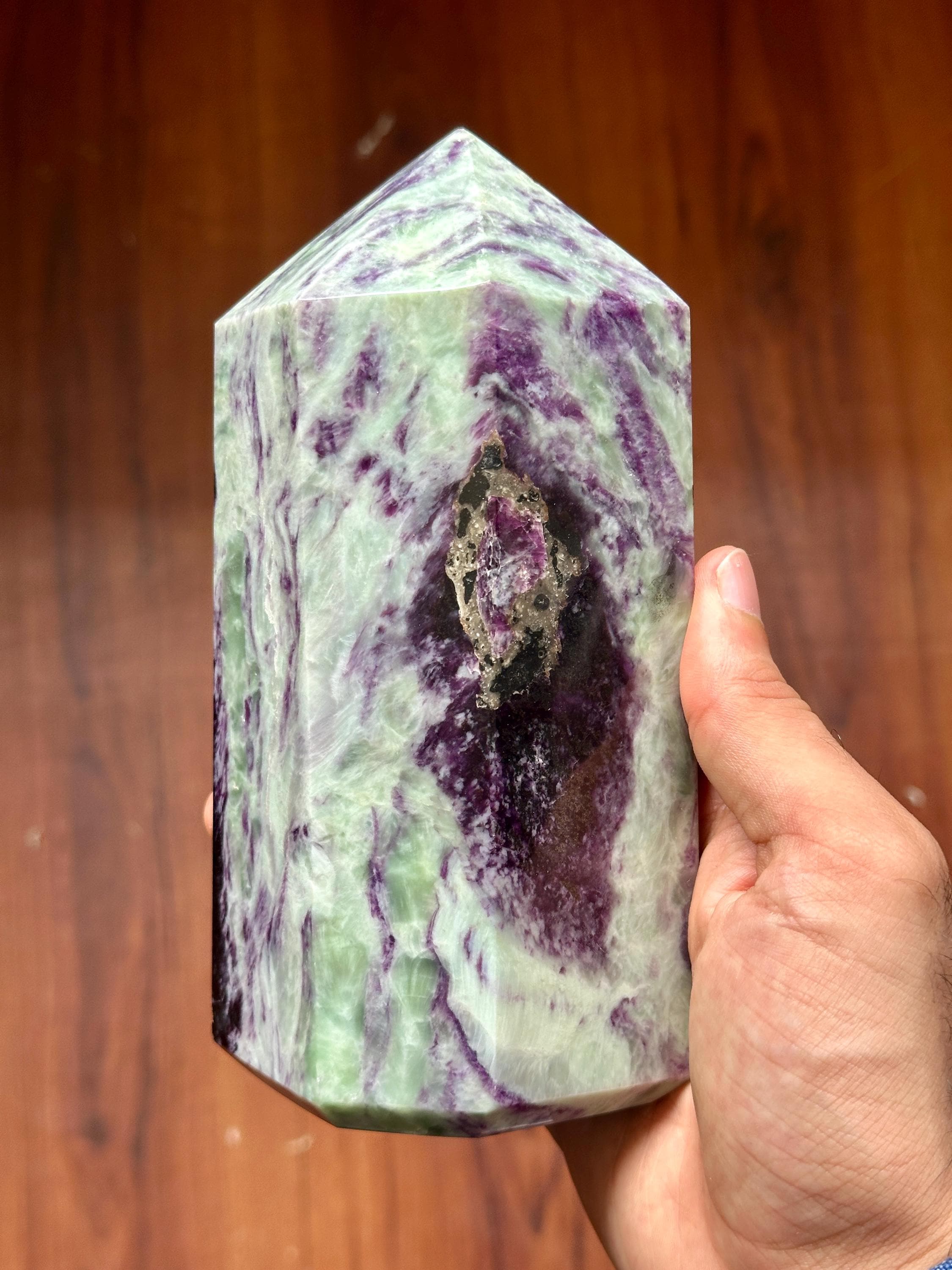 Kammererite Freeform Crystal Tower