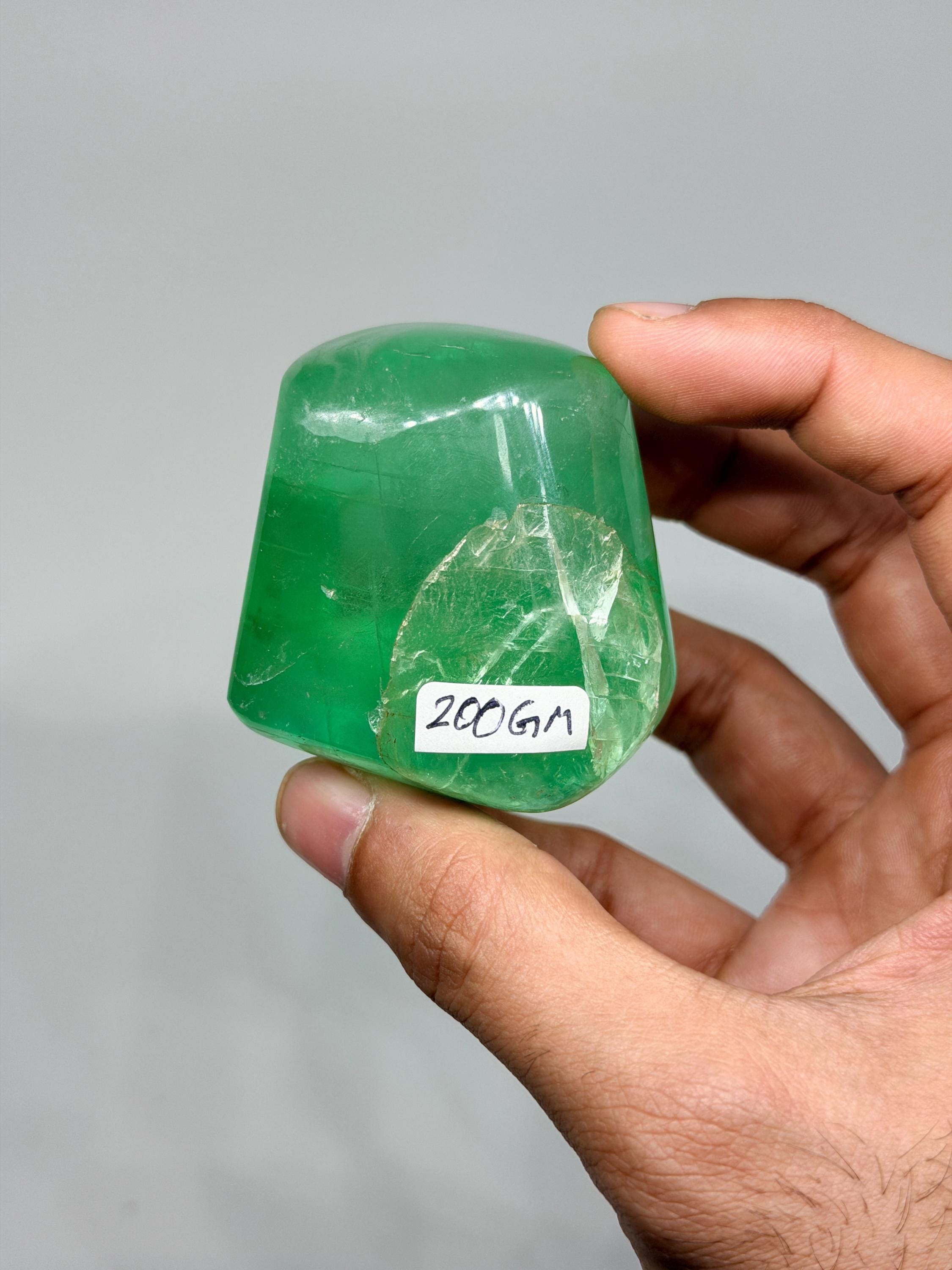 Green Fluorite Paperweight
