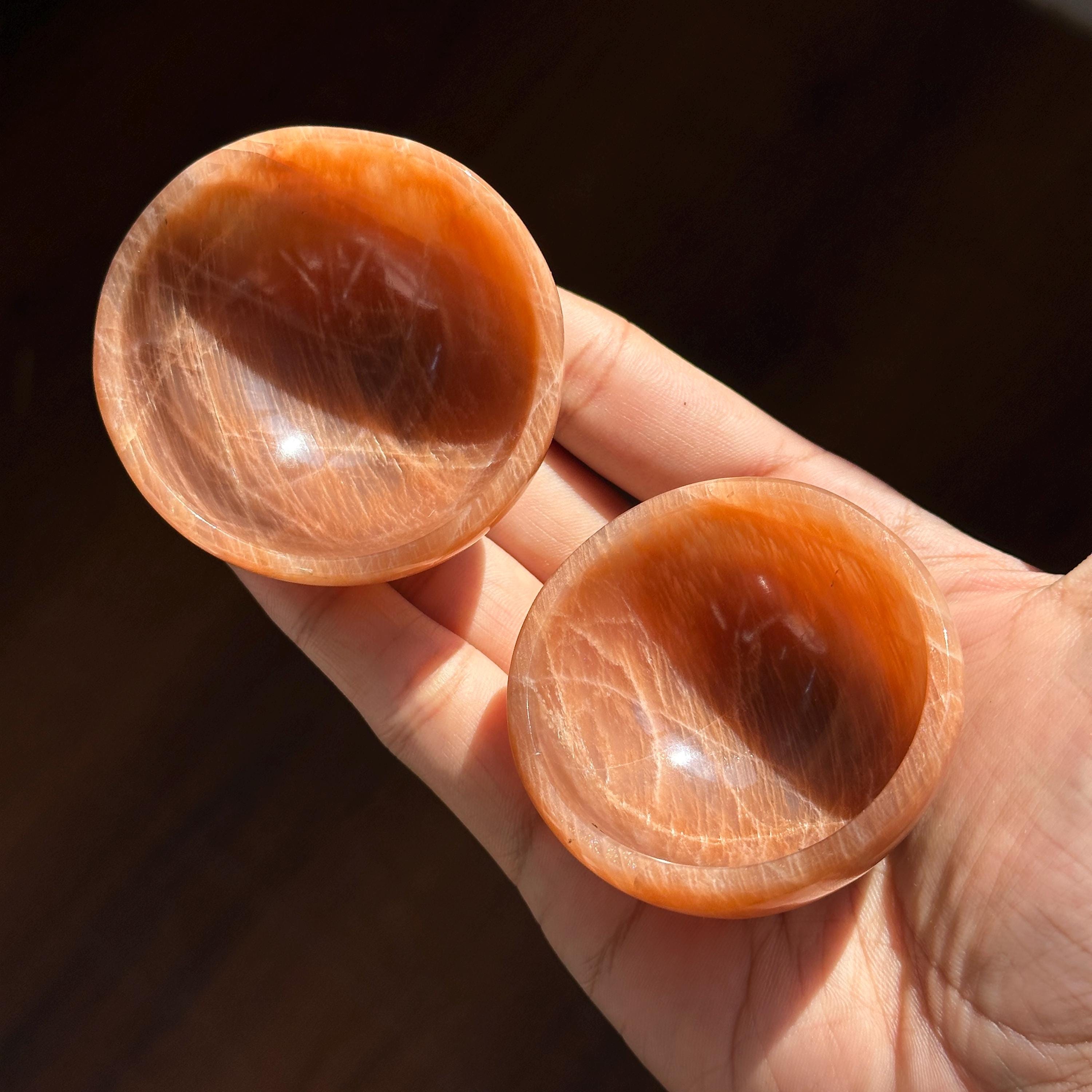 Peach Moonstone Bowl