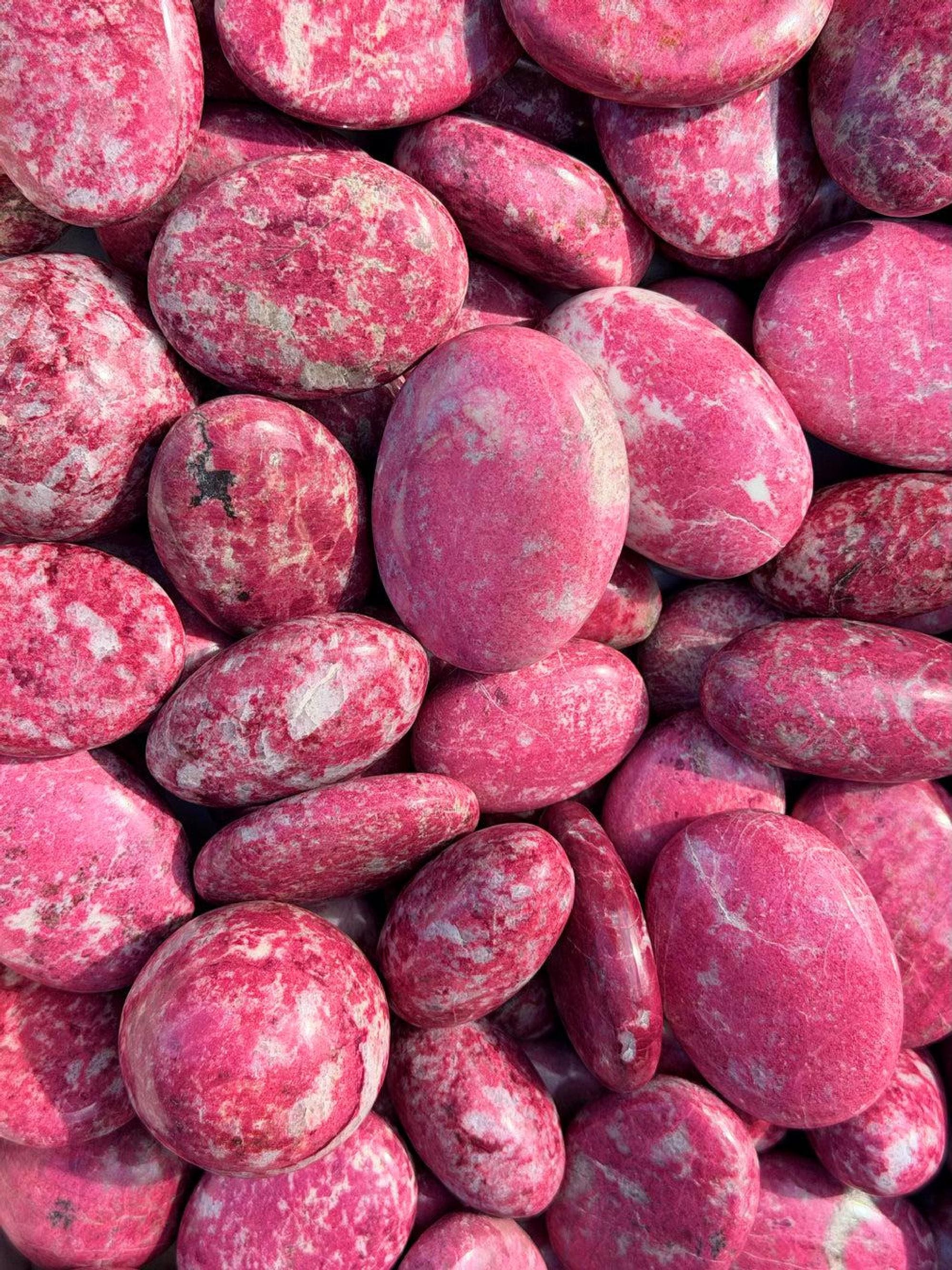 Red Thulite Palmstones