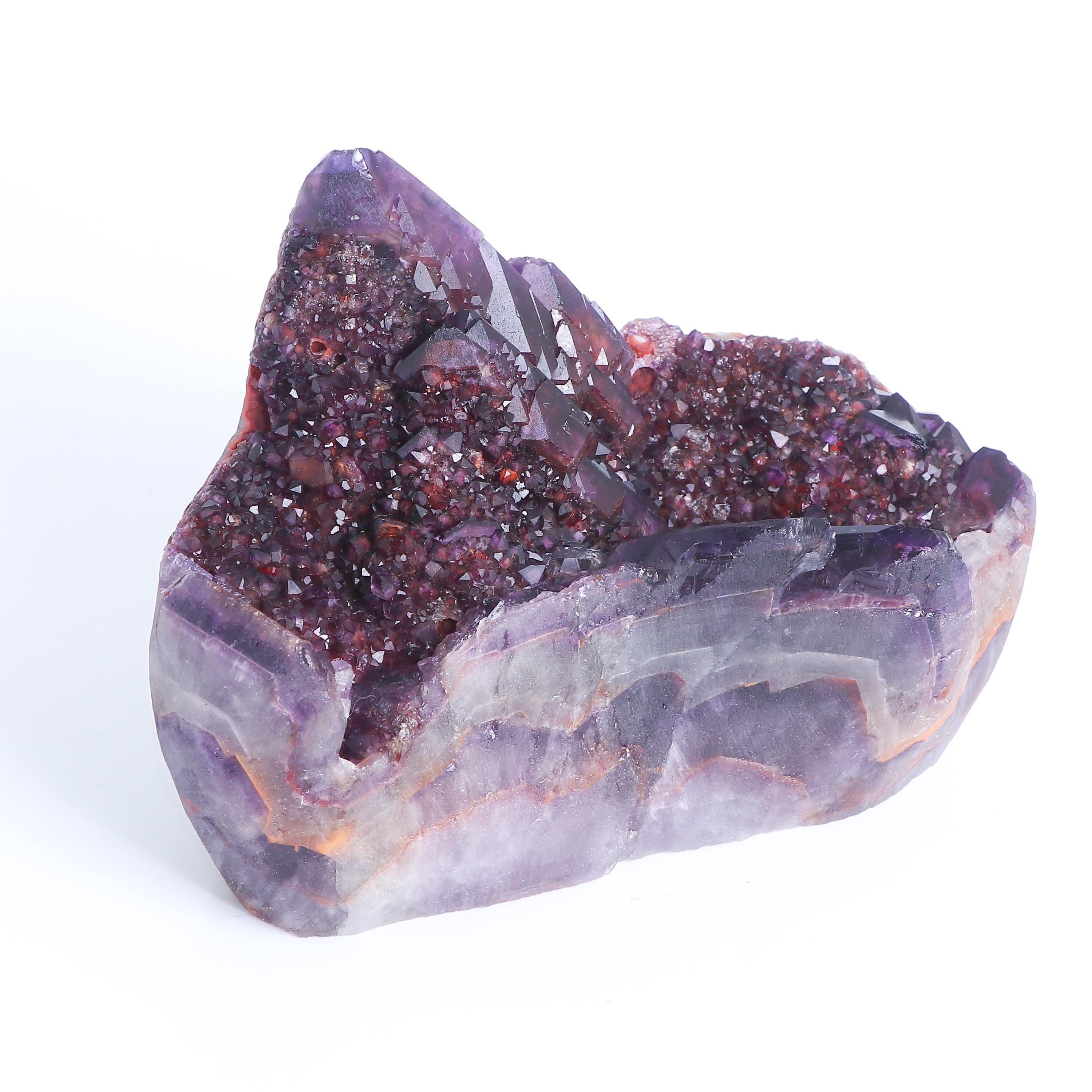 Alien Amethyst Geode Slice