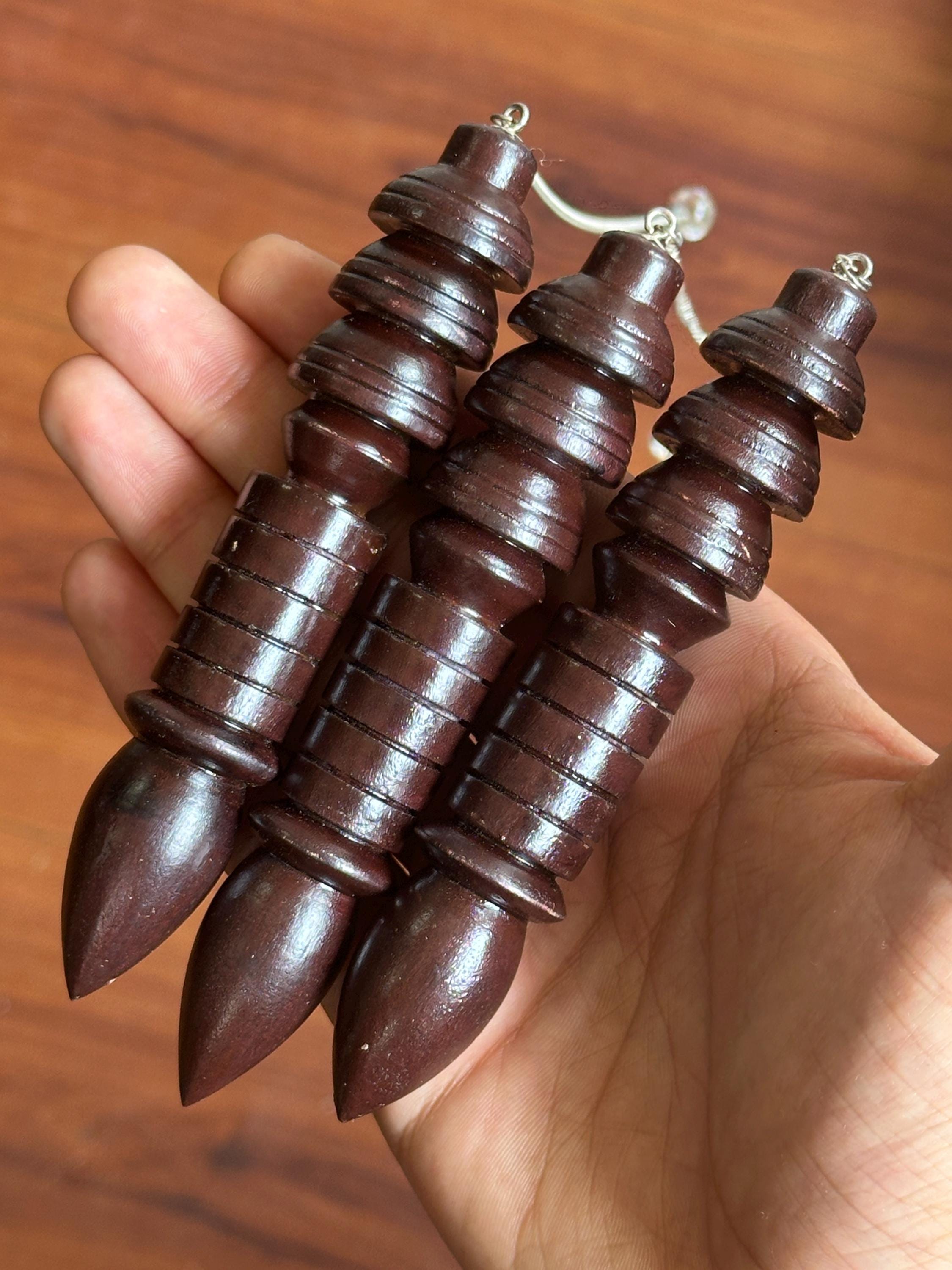 Hand Carved Wooden Pendulum