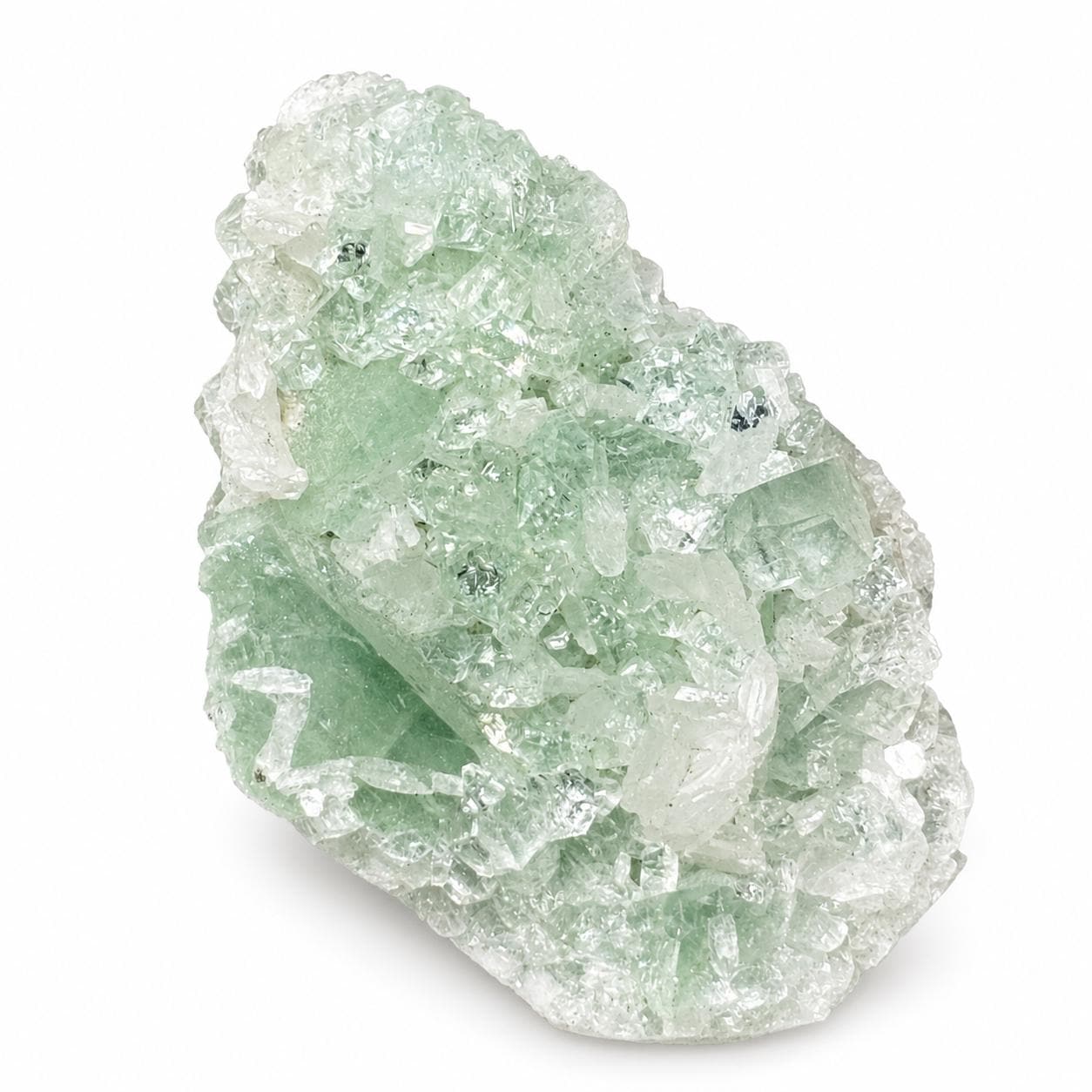 Green Apophyllite Cluster No. 24