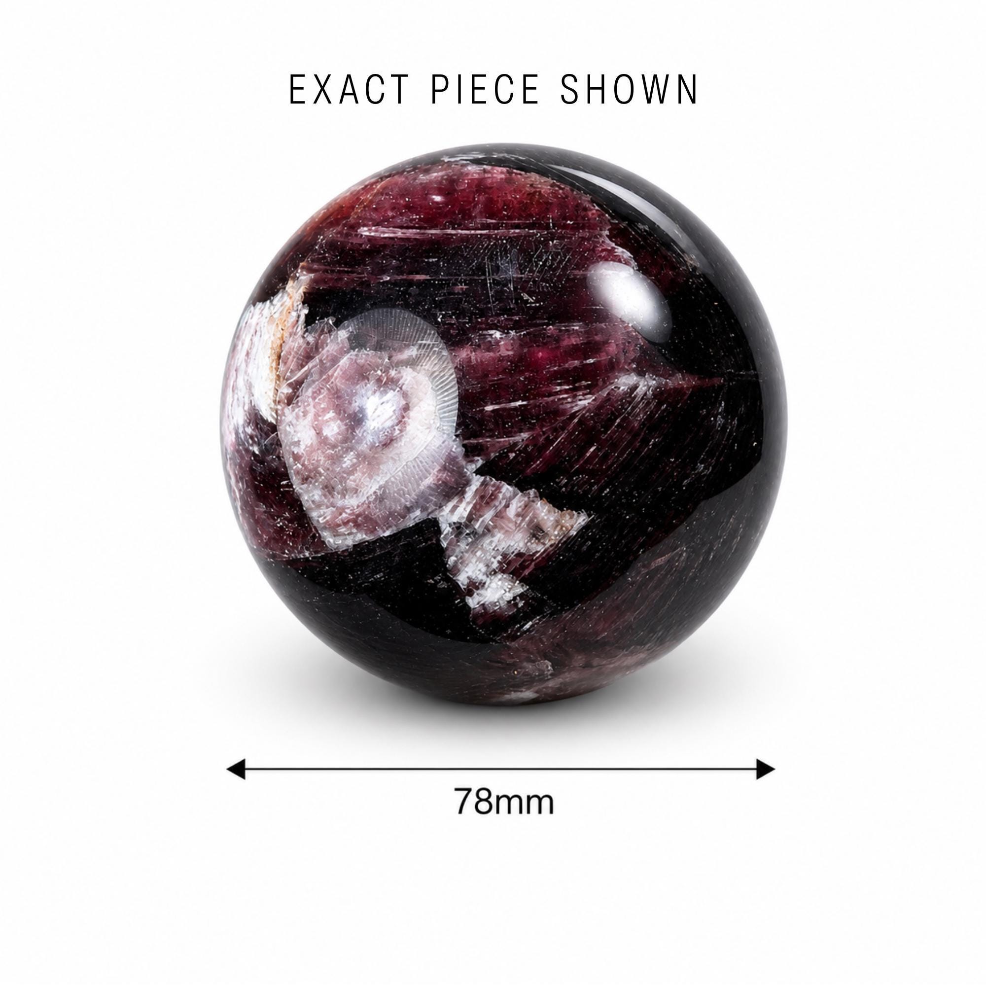Lepidolite Sphere