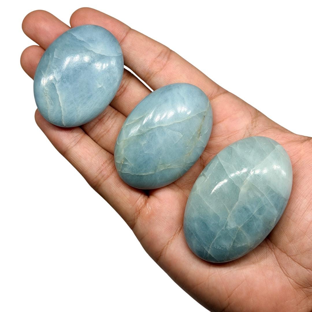 Aquamarine Palmstones