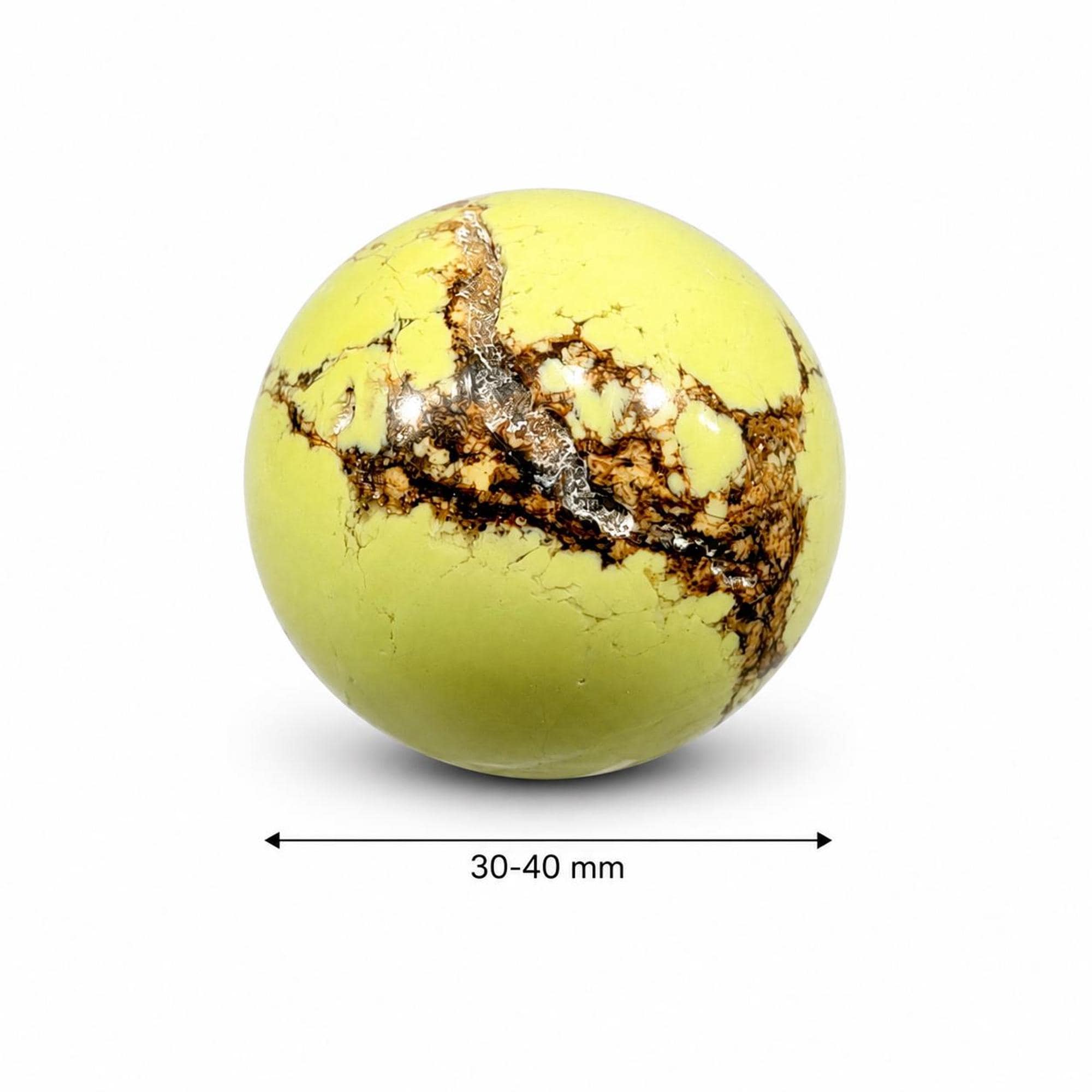 Citron Chrysoprase Sphere