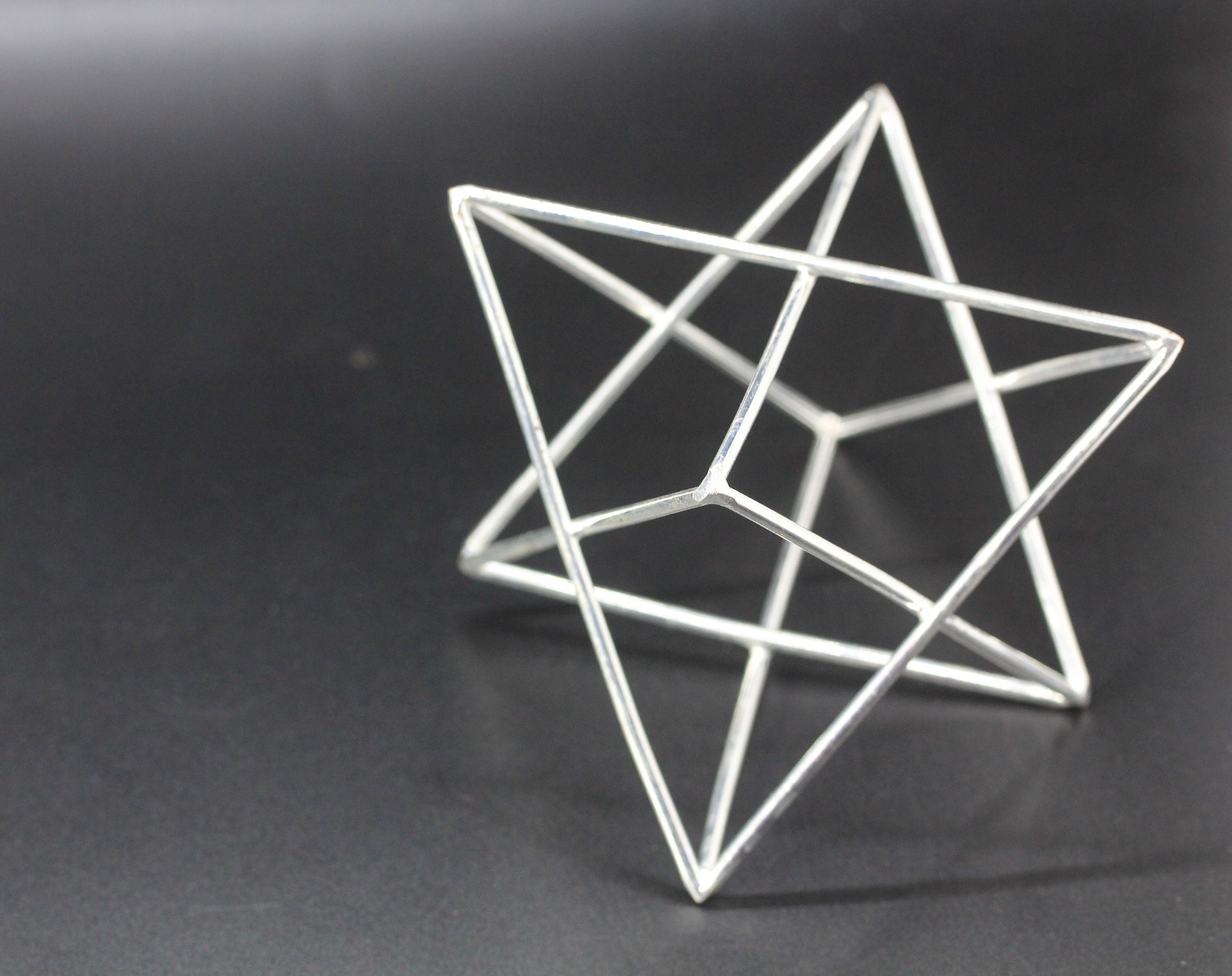 Silver Plated Mercaba Star of David