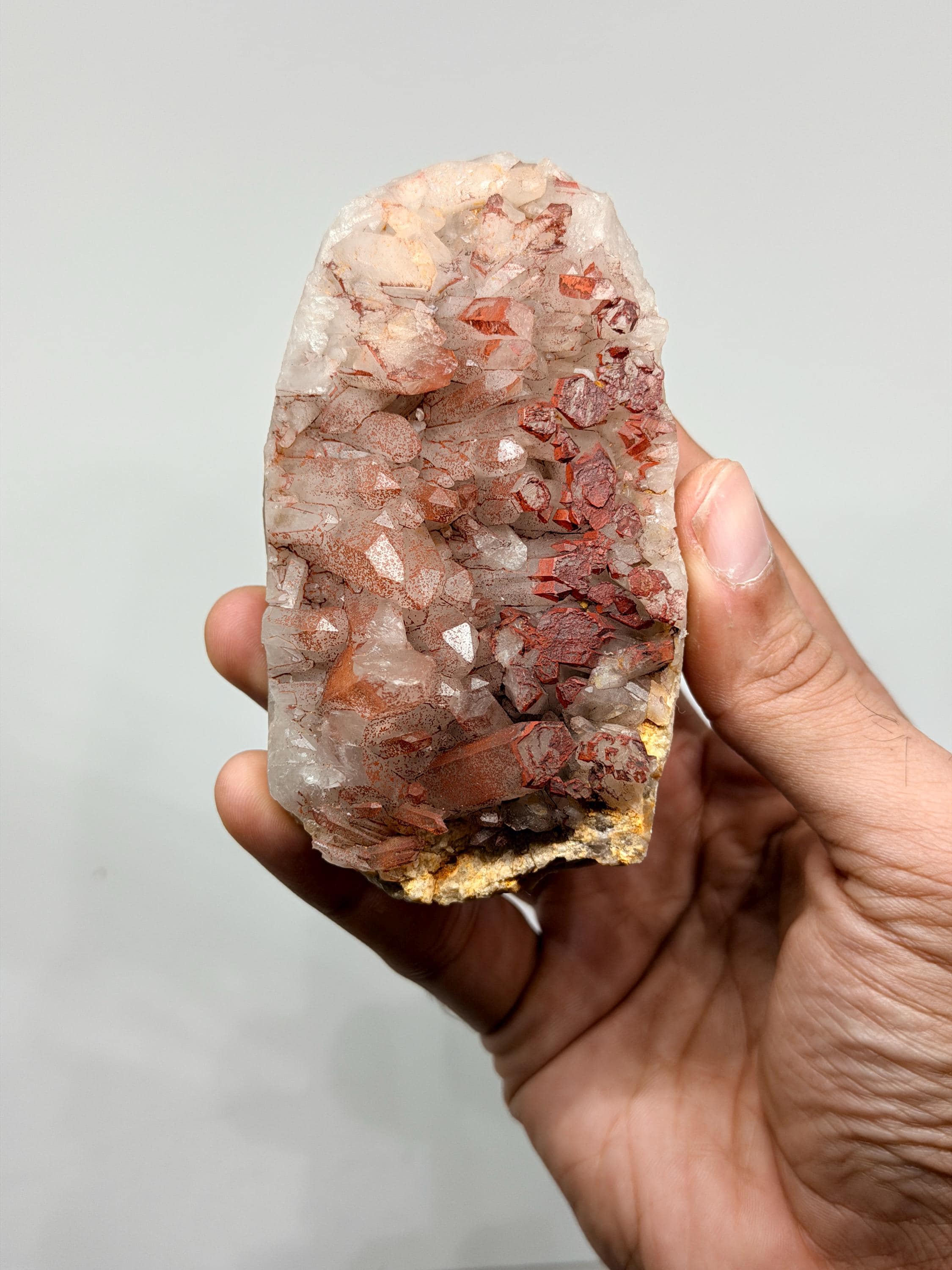 Red Phantom Quartz Specimen #3
