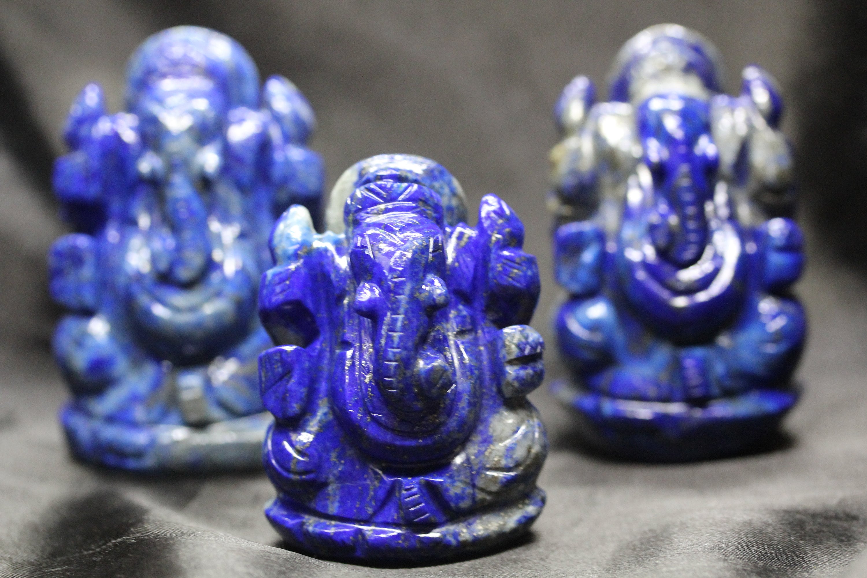 Lapis Lazuli Ganesh - Omkara