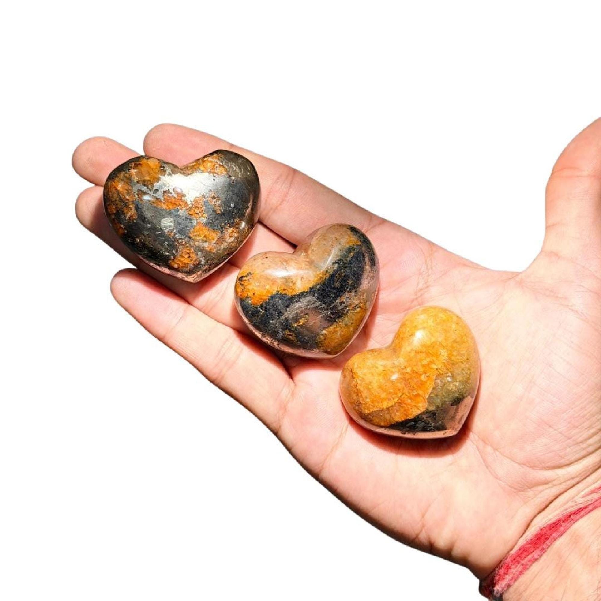 Golden Healer Pyrite Heart