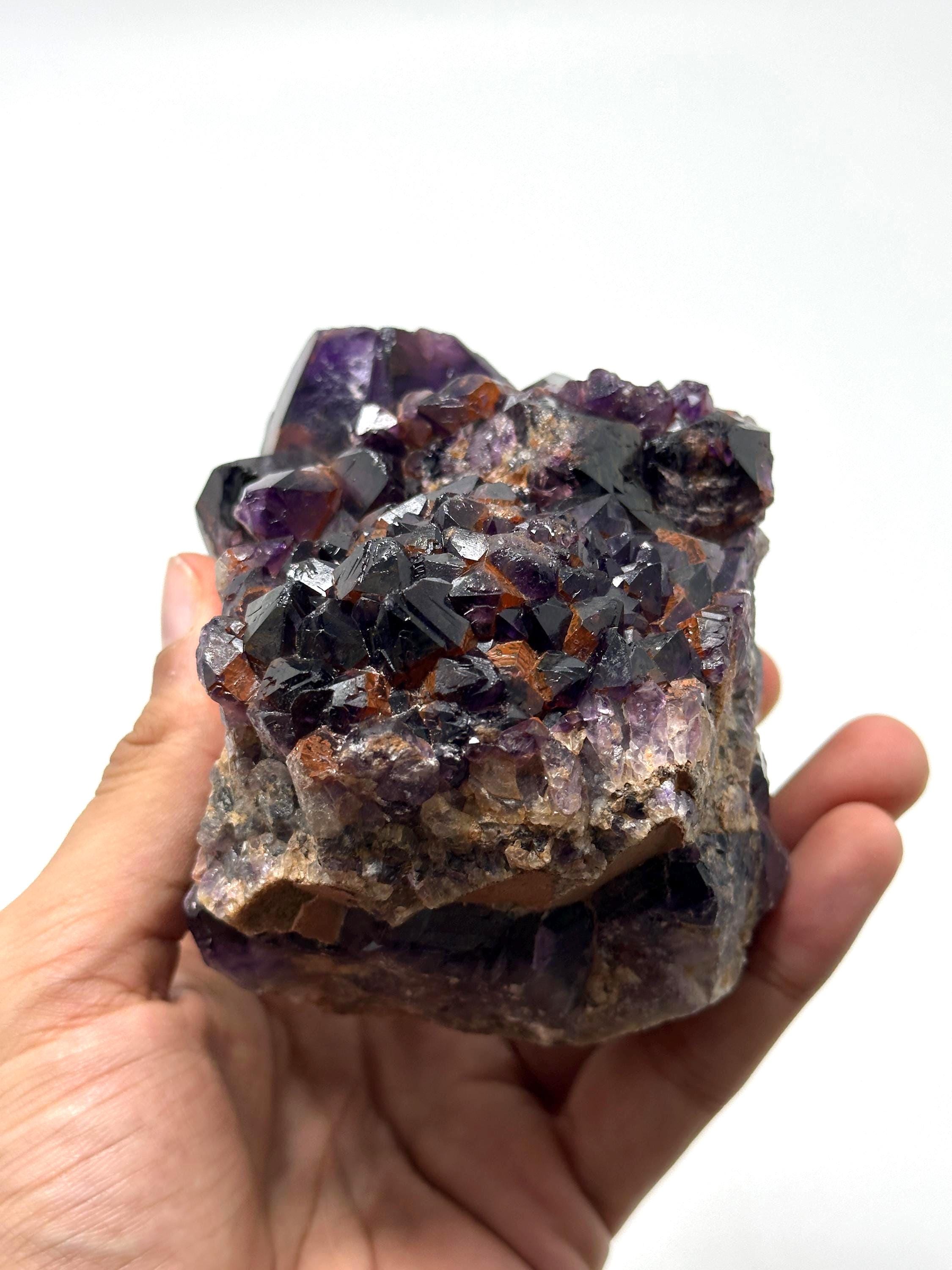 Red-Capped Amethyst Cluster (Auralite-23)
