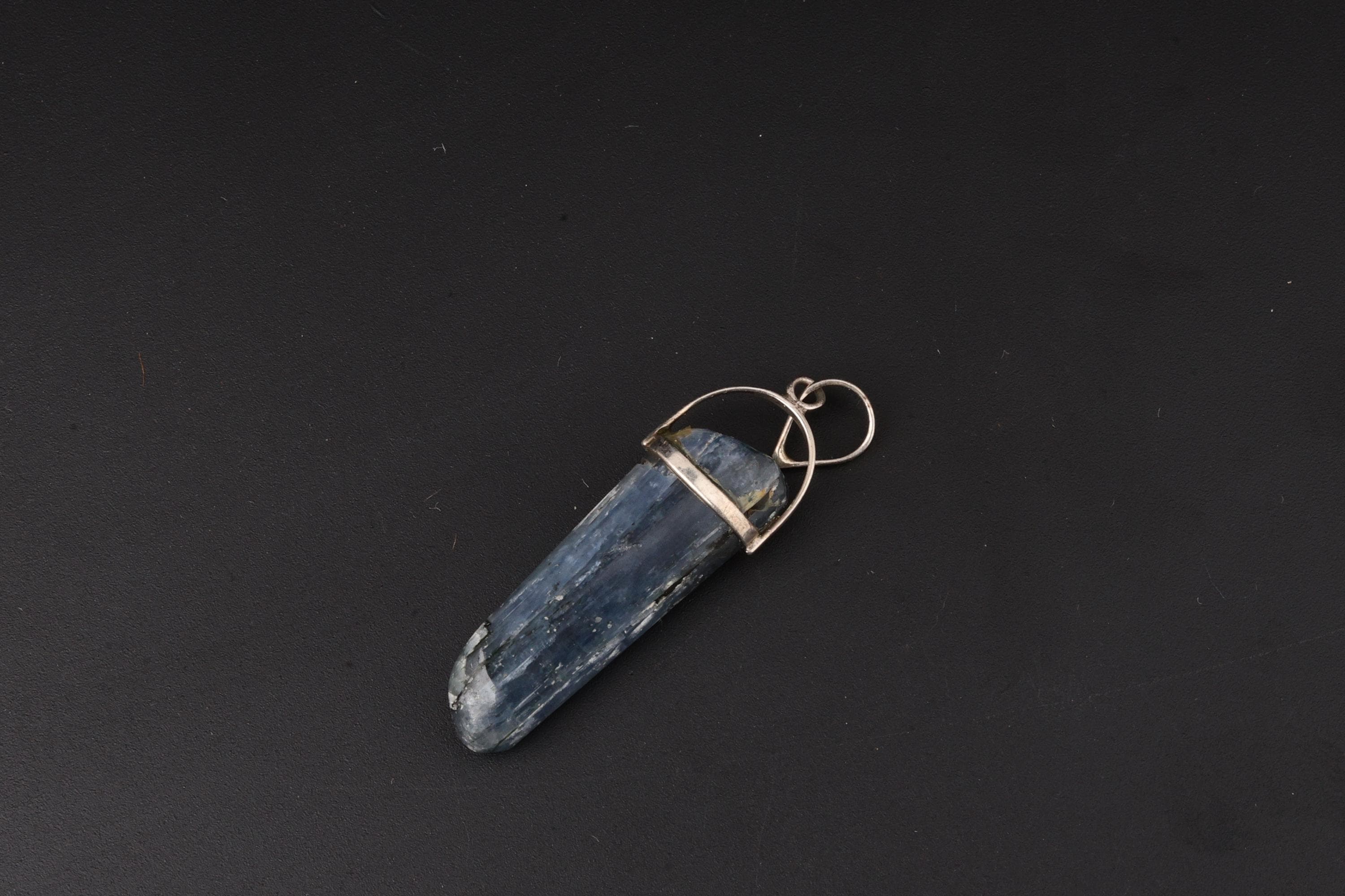 Blue Kyanite Pencil Pendulum Pendant