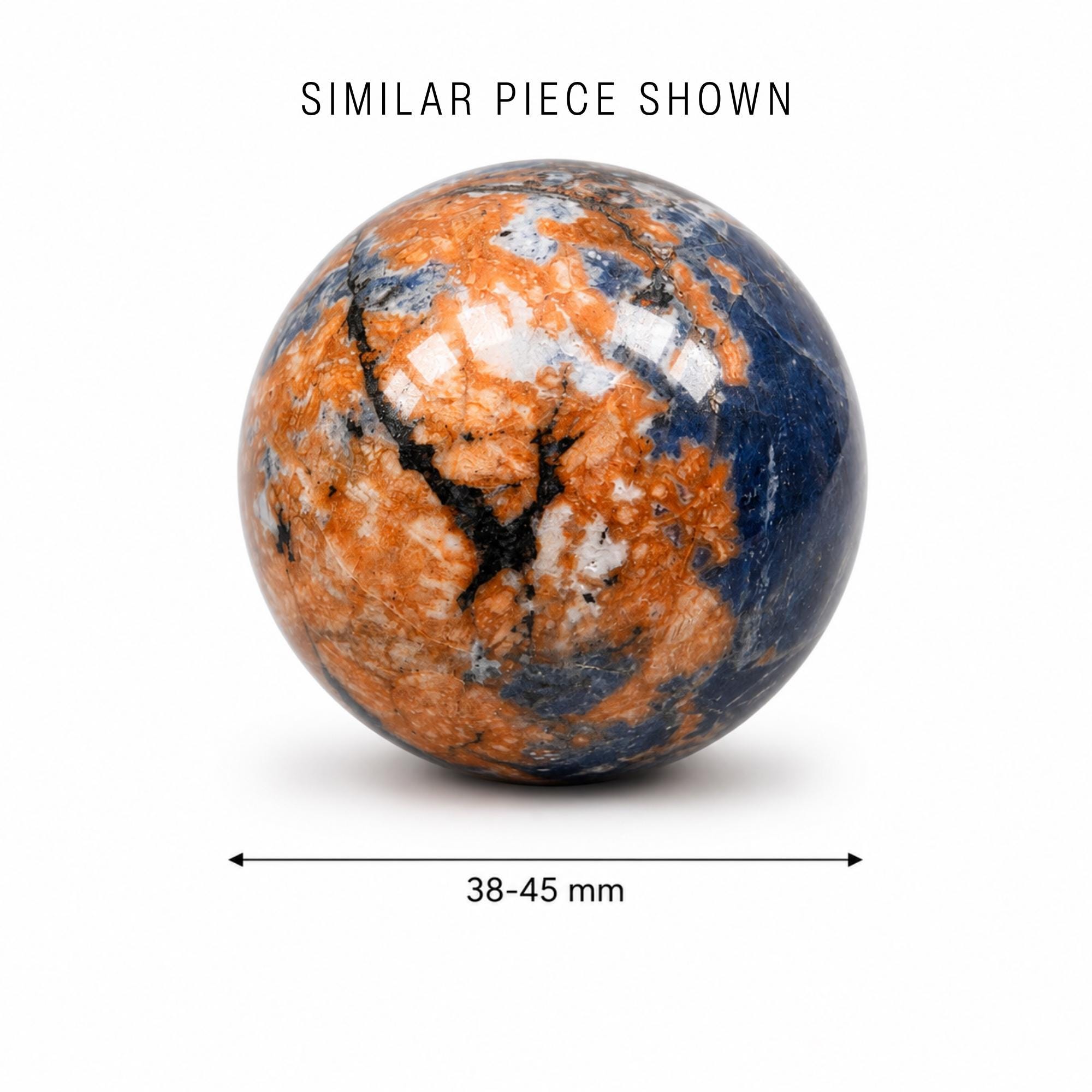 Sunset Sodalite Sphere