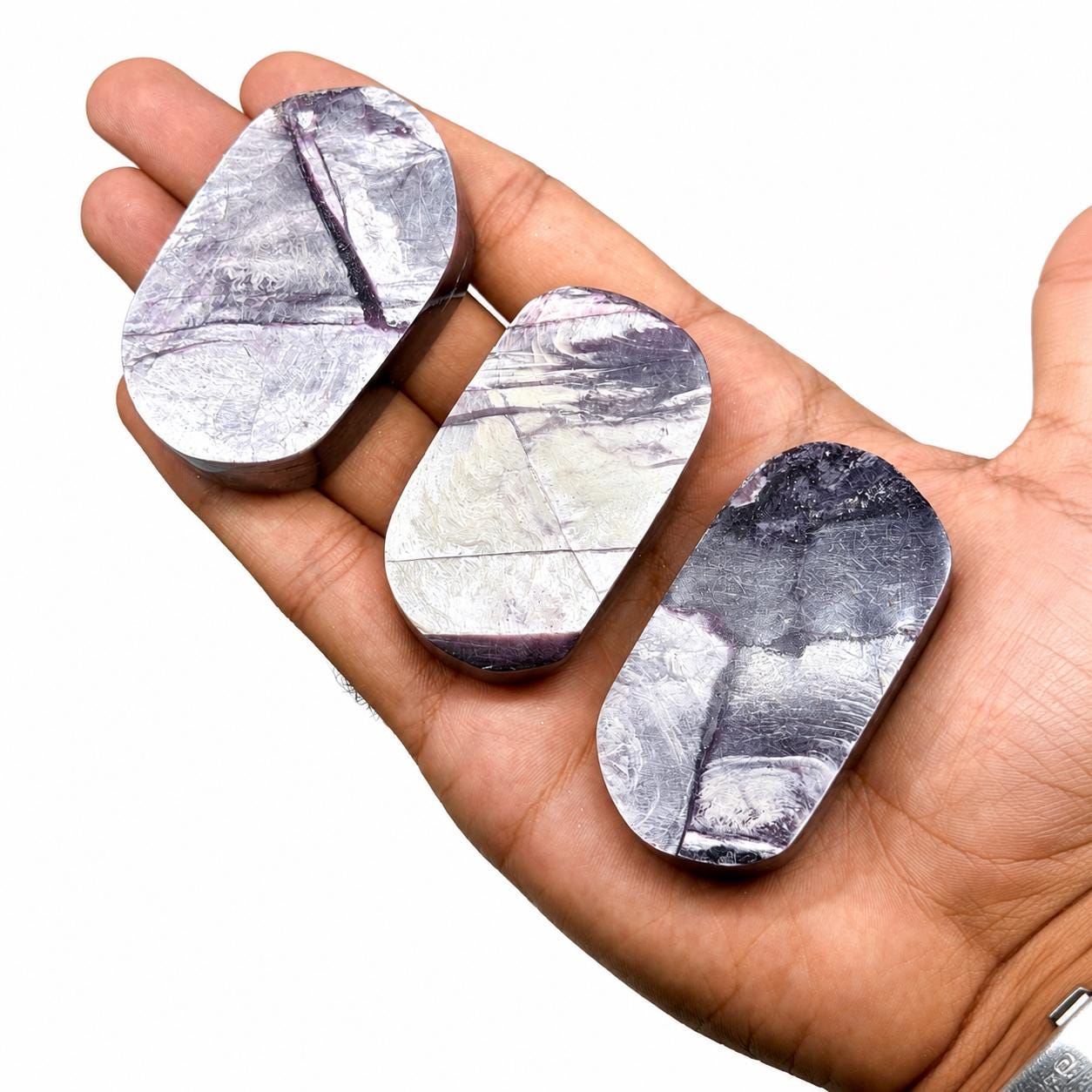 Gem Lepidolite Palmstone