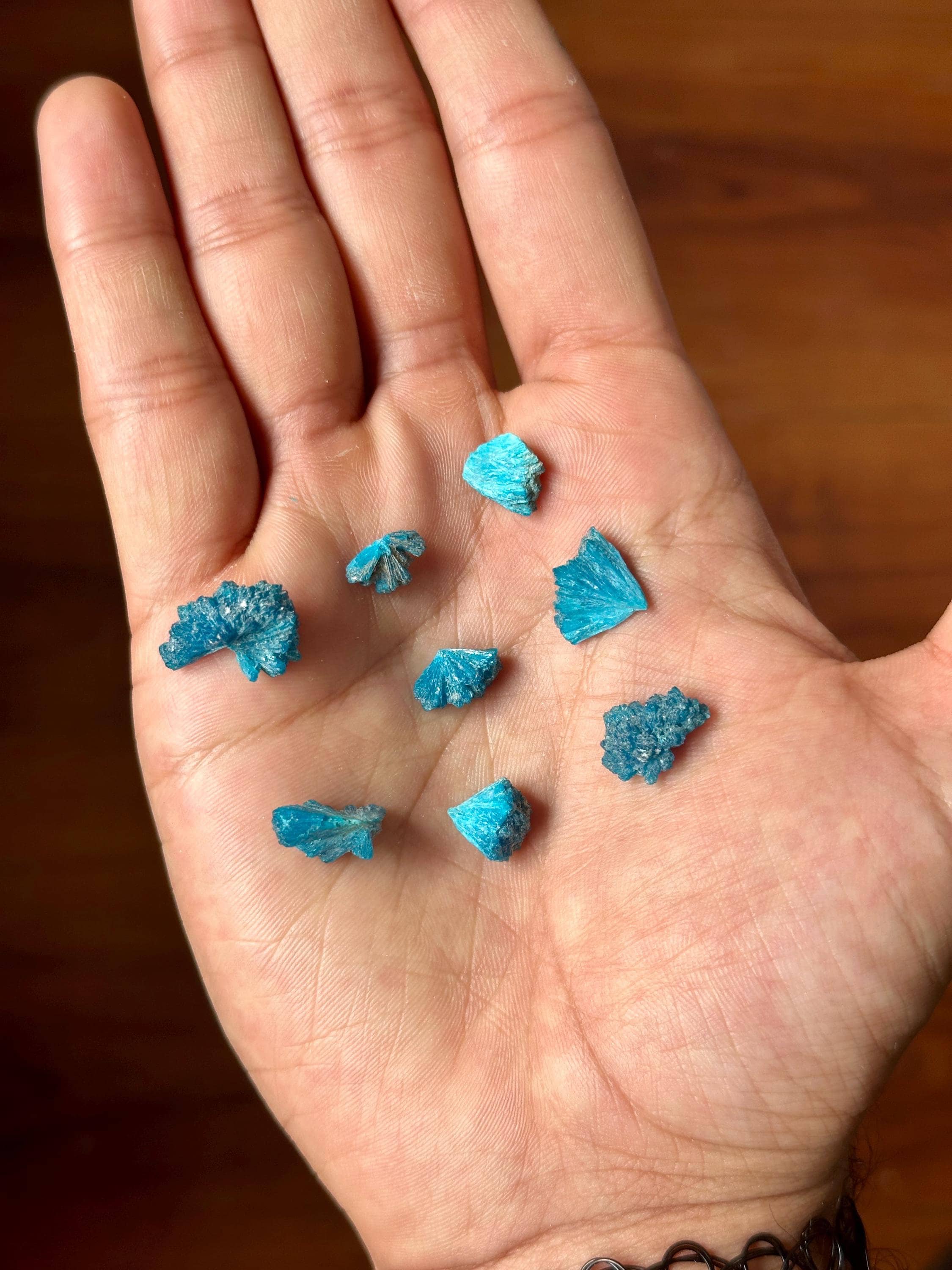 Raw Cavansite Crystal Set