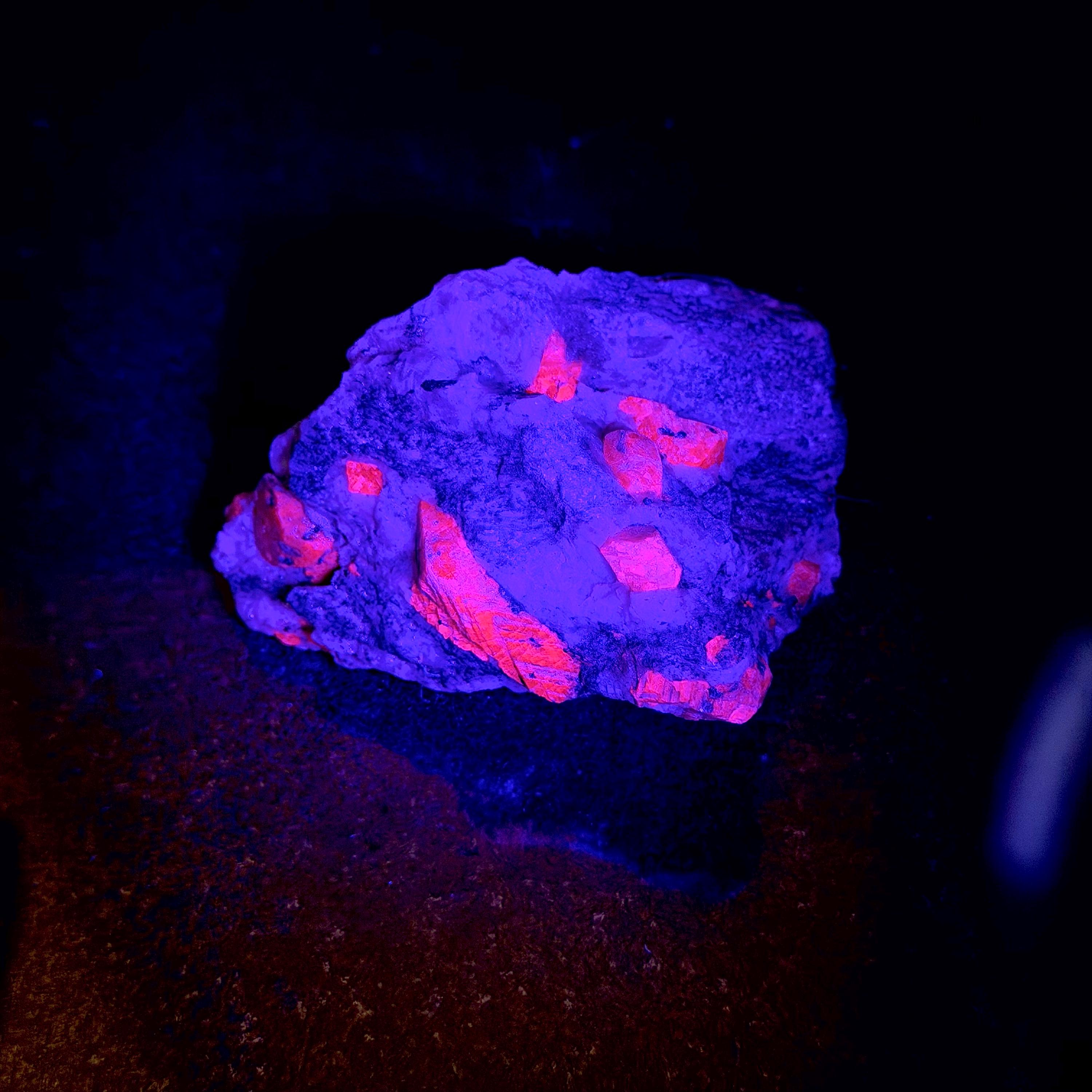 Ruby in Matrix Specimen • Makdiri, India • Natural Crystal on Host Rock (116 g)