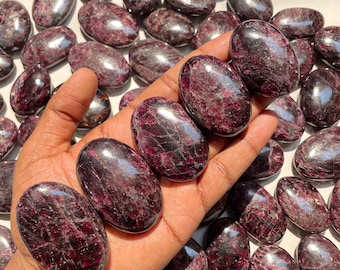 Bulk AAA Mix Size 2.5-4&#39;&#39; 1 KG Rhodolite Garnet Shapes, Palmstones, Hearts  Towers, Perfect for Crystal Shops, Free Worldwide shipping