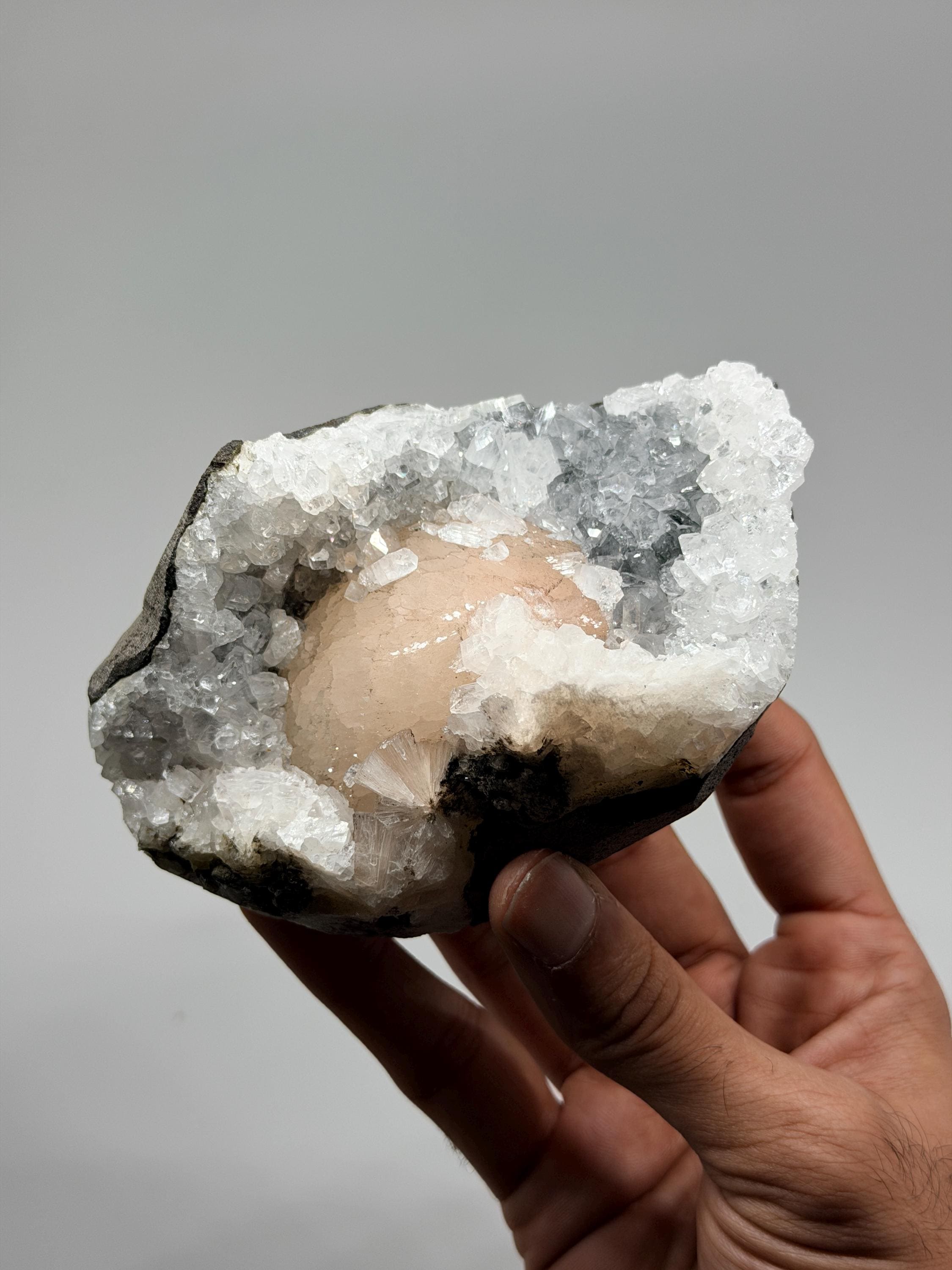 Apophyllite with Stellerite Specimen No. 3