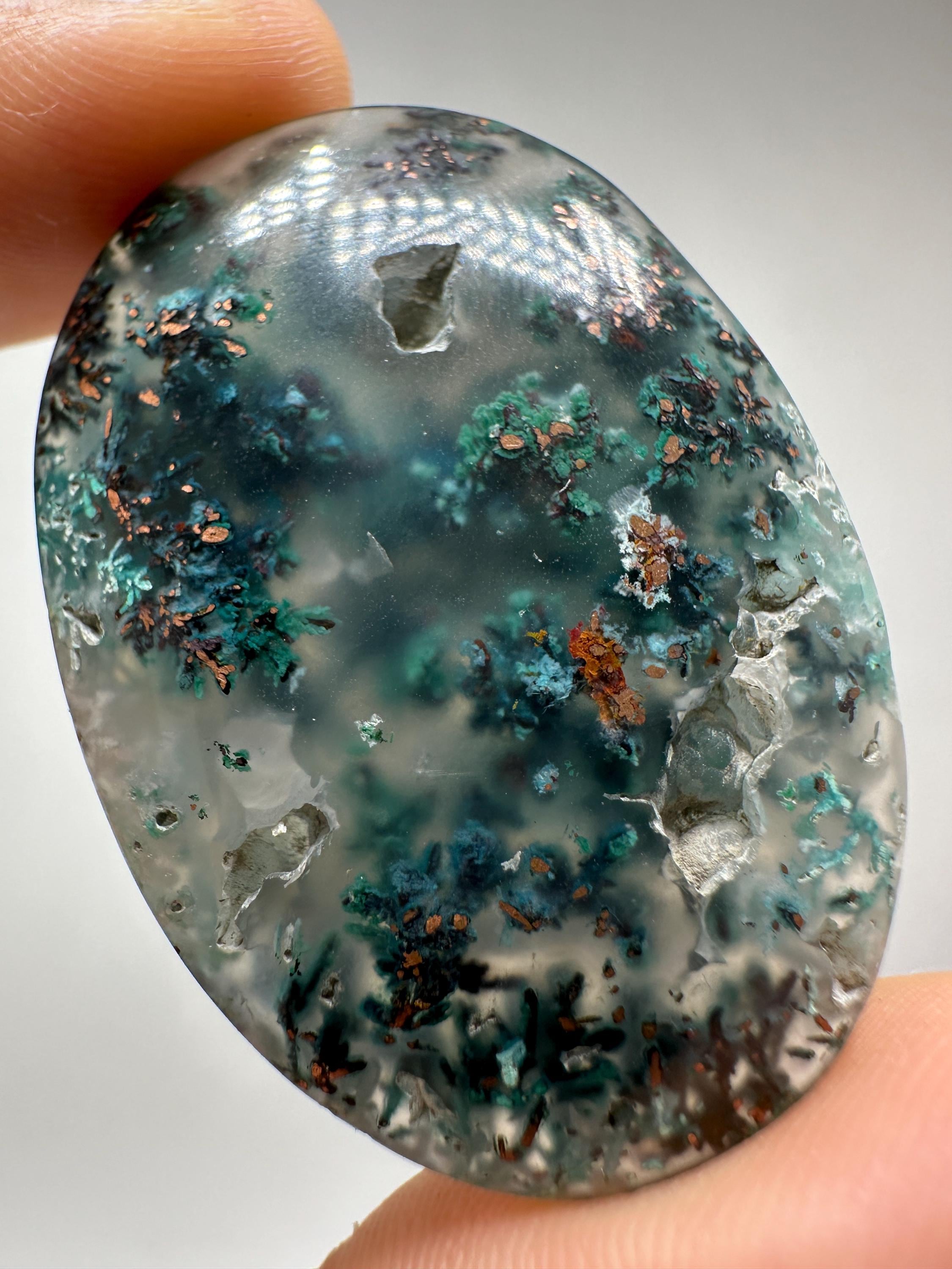 Garut Copper Chrysocolla Cabochon 18g
