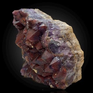 Rare Alien Amethyst Cluster: Hematite Inclusions, Hyderabad India