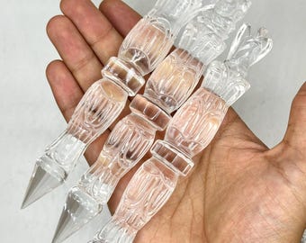 クリアクォーツ ガネーシャ 水晶 2～2.5インチのクリアクォーツ製ガネーシャ像 - 透明度抜群 - Etsy 日本