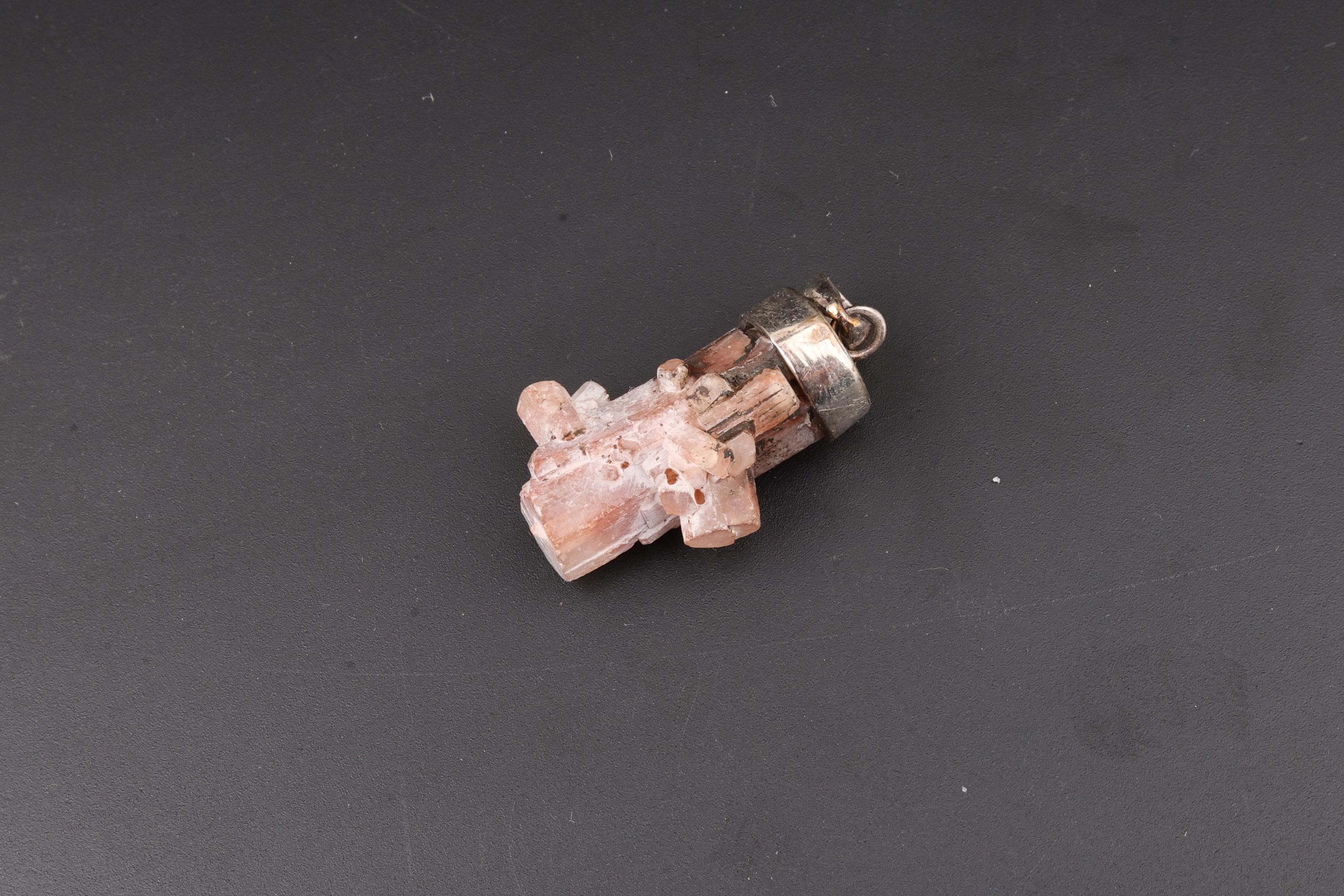 Natural Heulandite Cluster Pendant