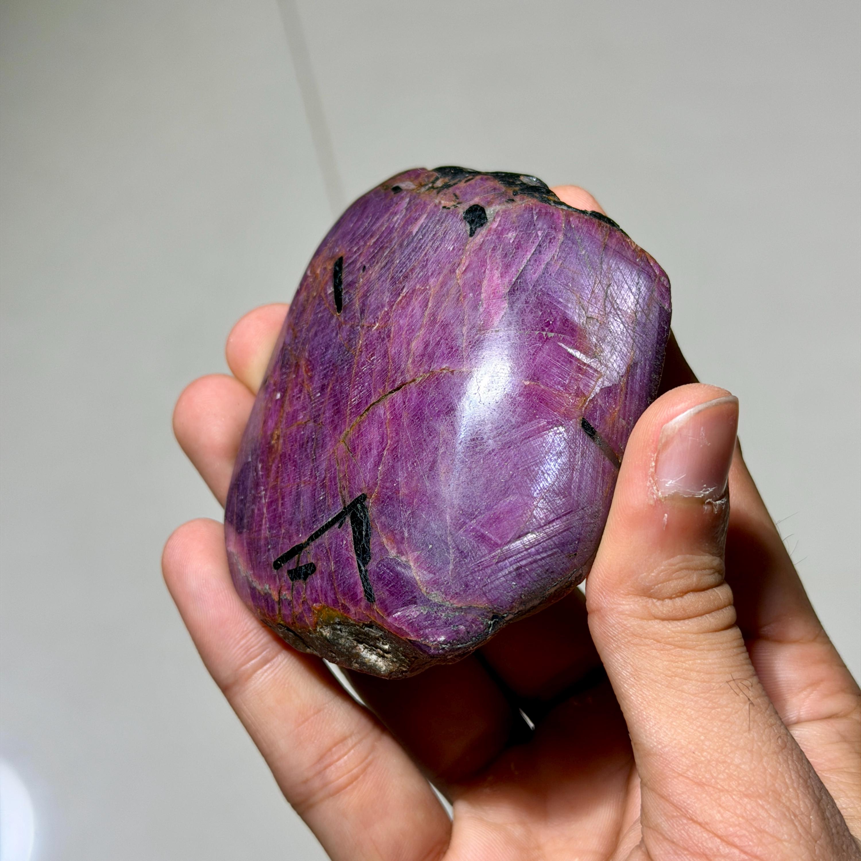 Ruby Corundum Polished Freeform Specimen 210g