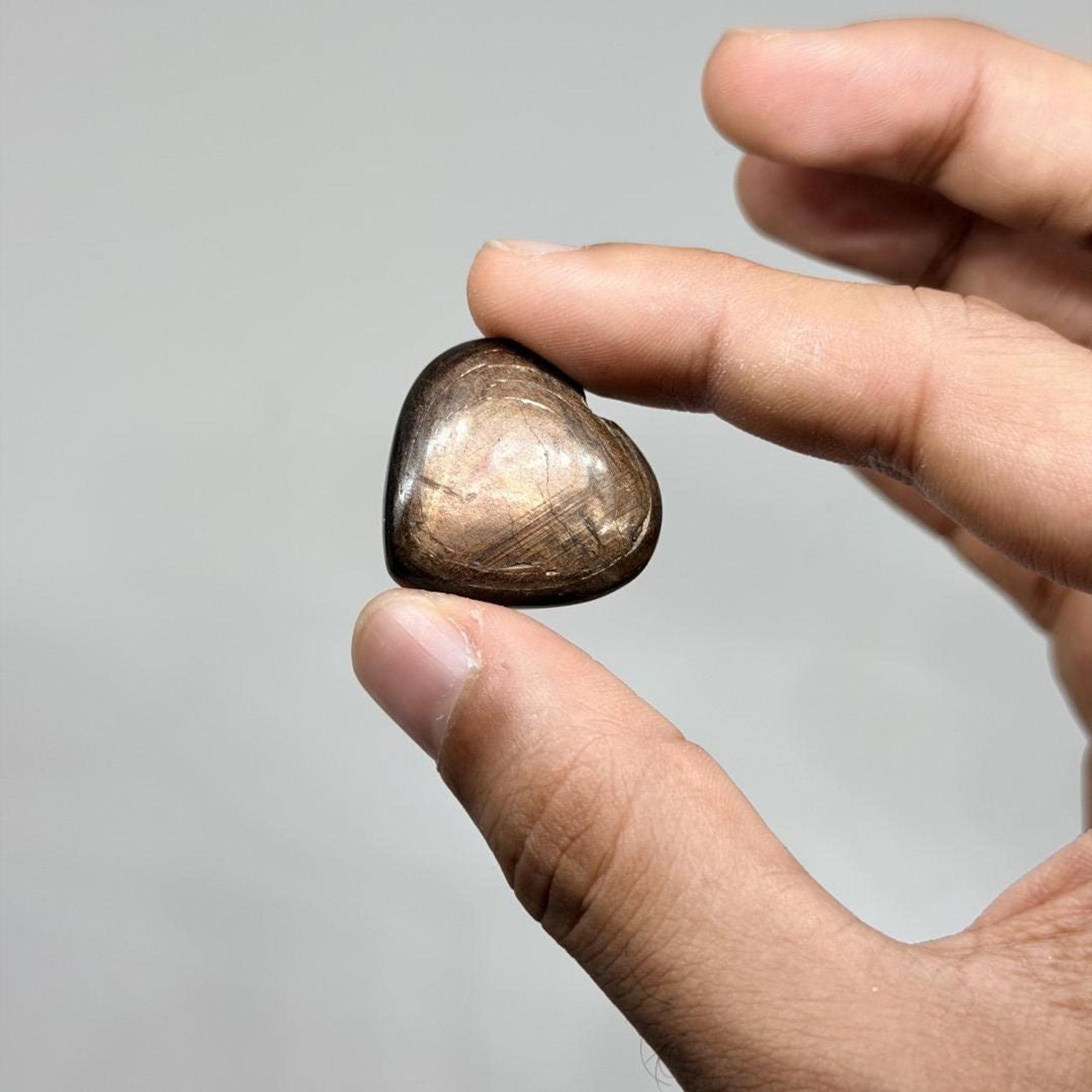 Golden Sapphire Mini Hearts- Midnight Blue with Gold Flash