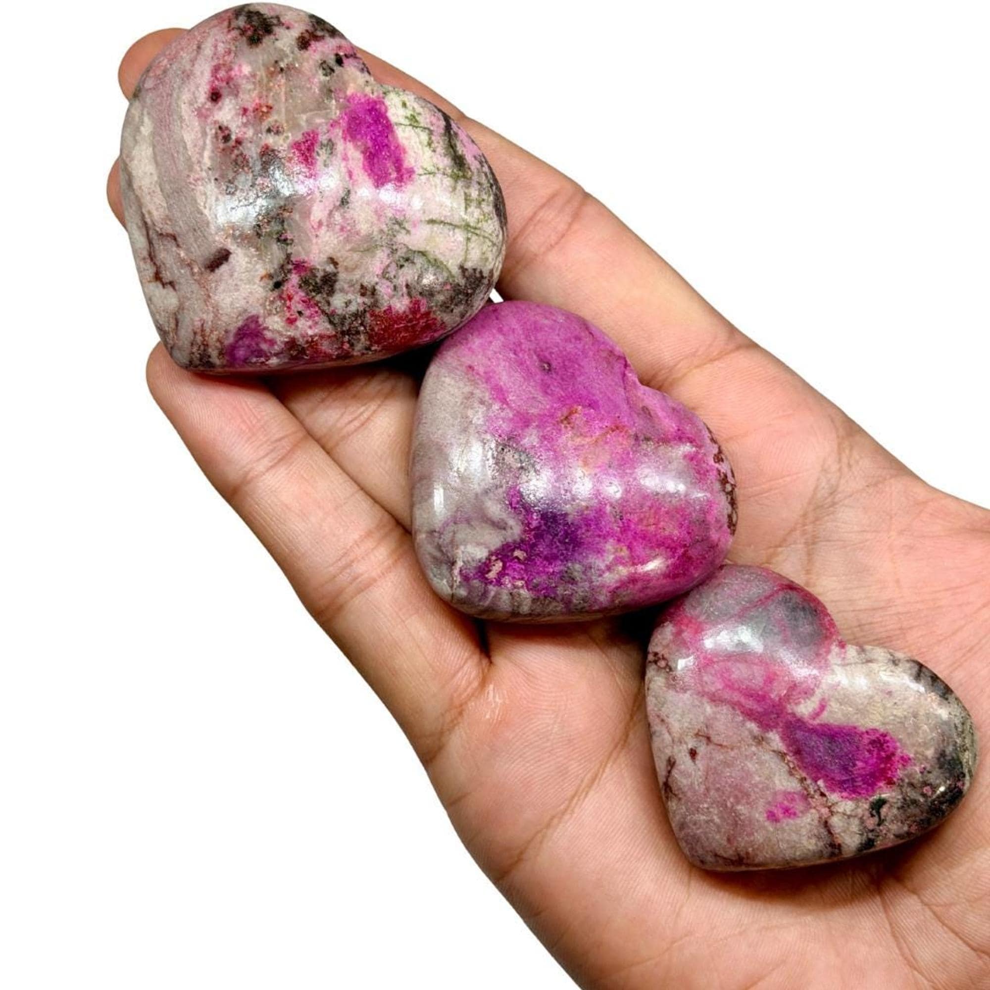 Cobalto Calcite Heart