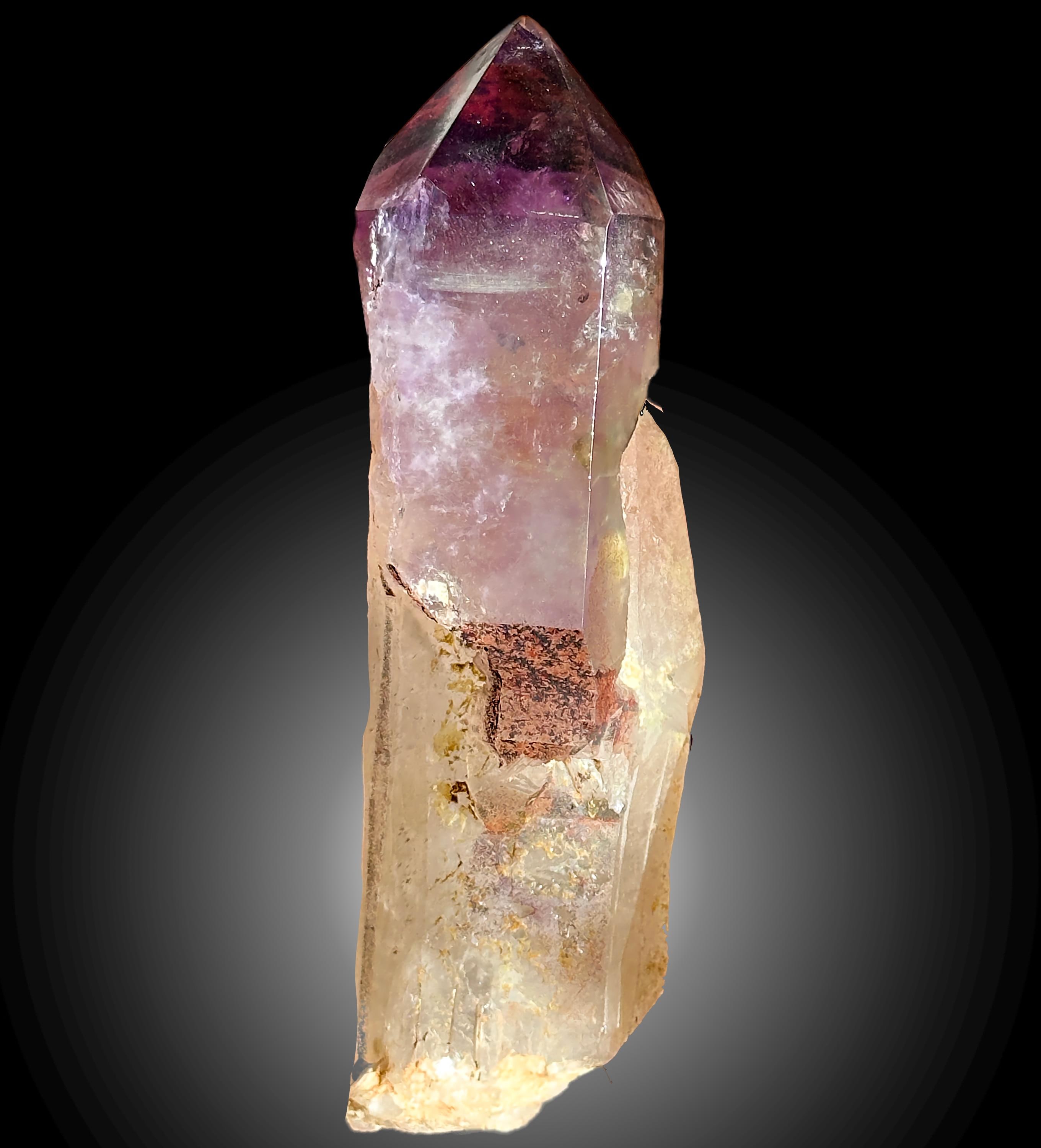 Karur Amethyst Cluster, 377g, 4.5x3x2.5in, Raw Violet Crystal, Collector’s Specimen