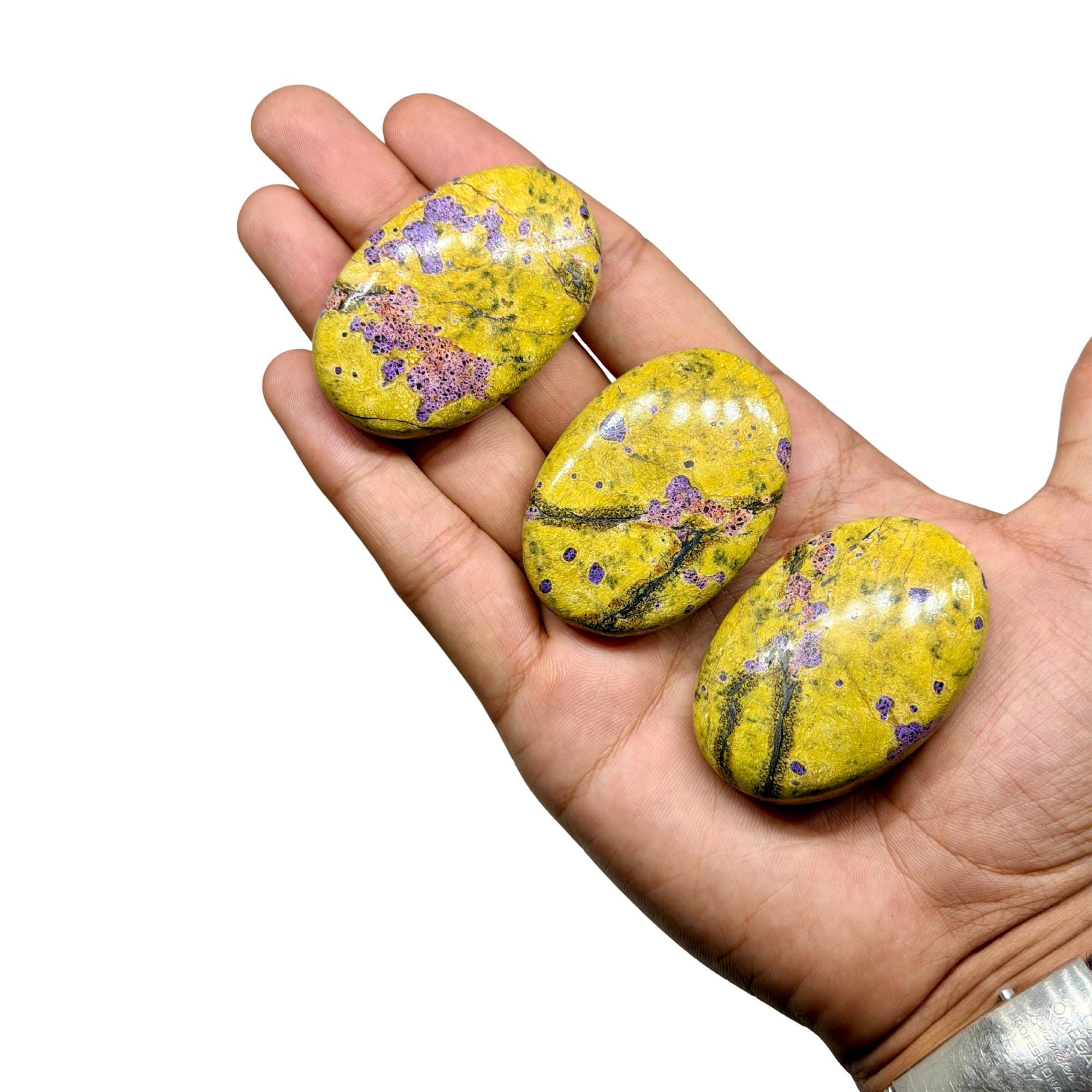 Yellow Atlantisite Palmstone