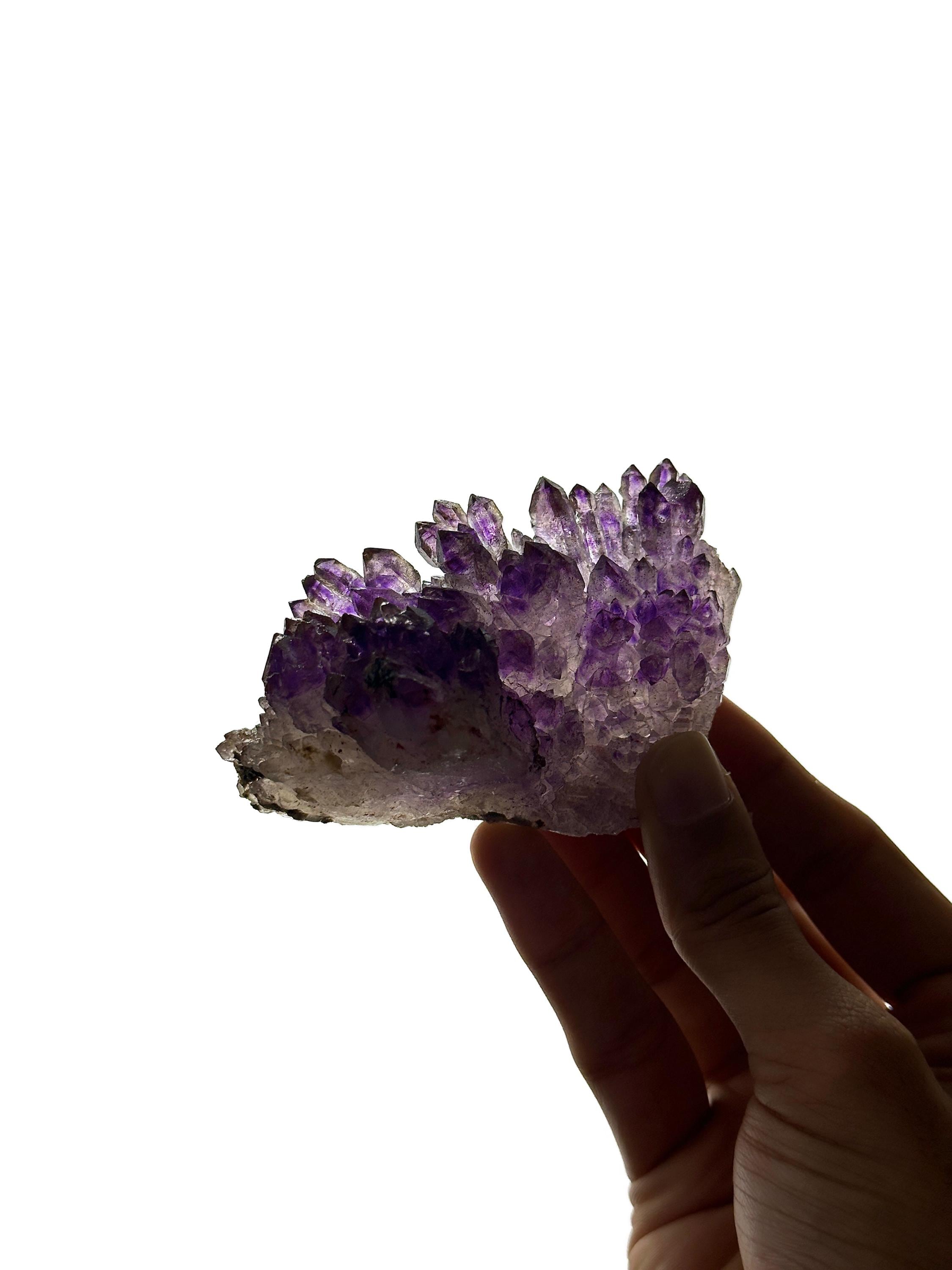 Karur Amethyst Cluster, 170g, 4x3x2in, Raw Purple Quartz, Collector’s Specimen