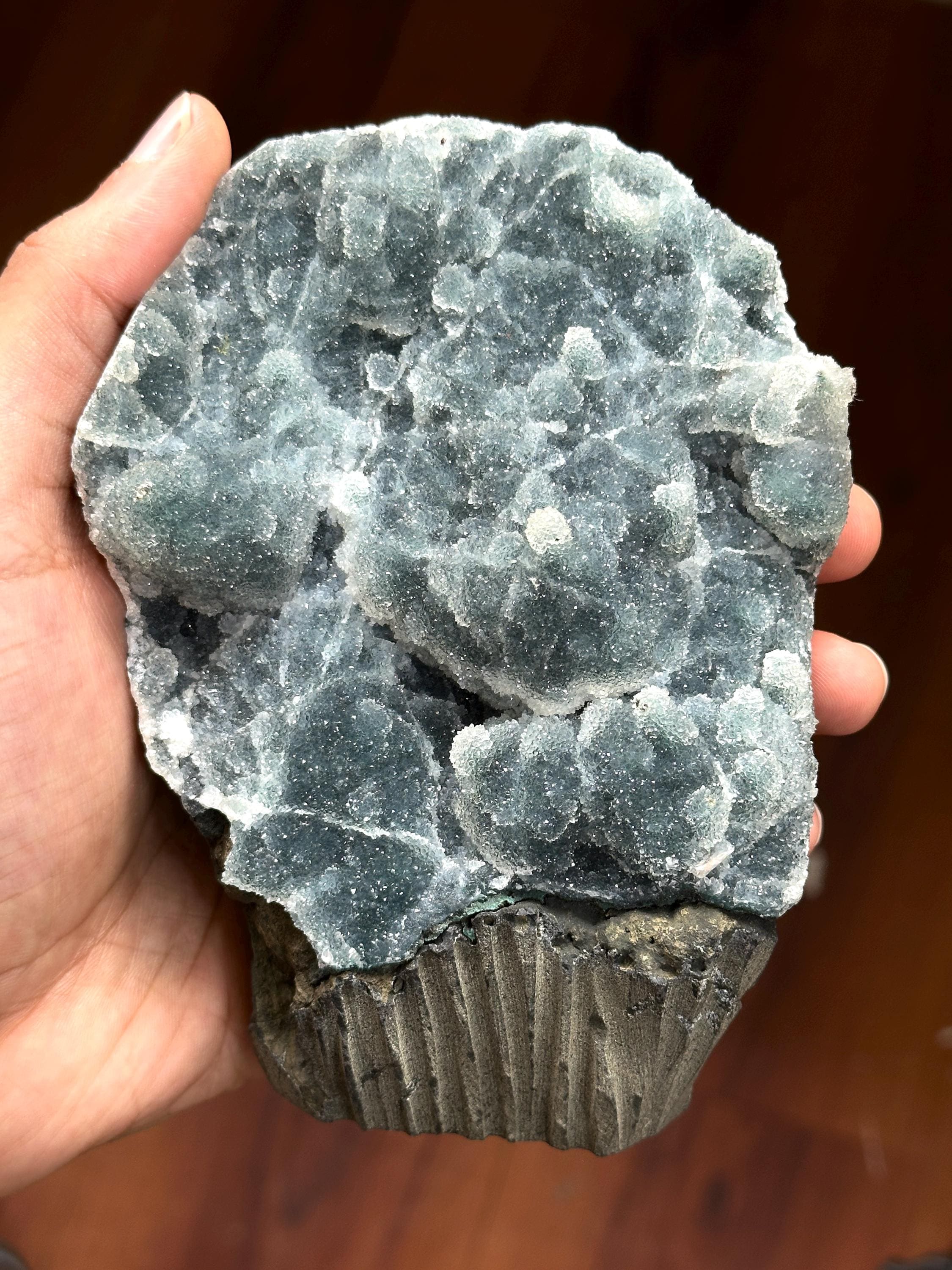 Botryoidal Chalcedony with Druzy Quartz #3
