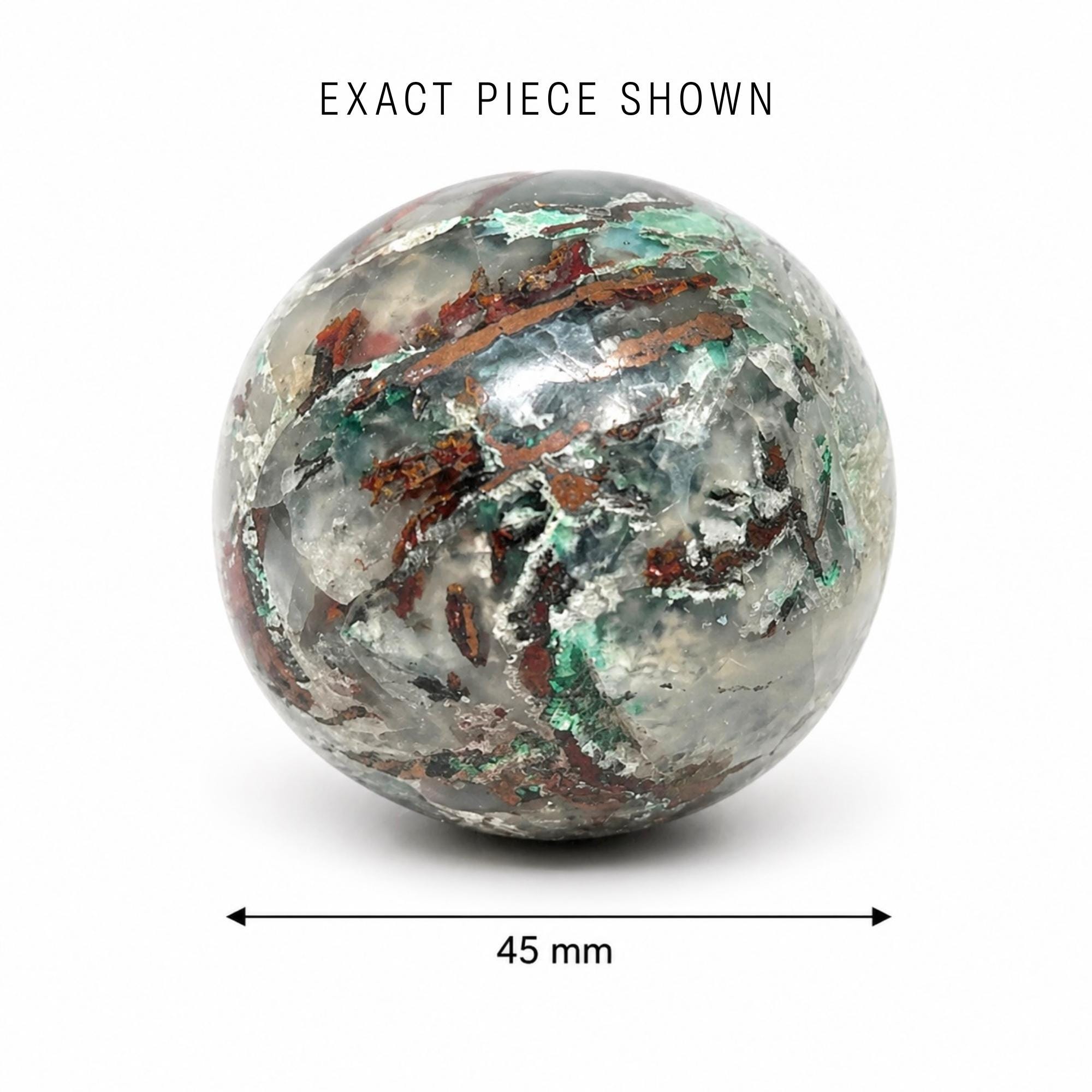 Confetti Chrysocolla Sphere