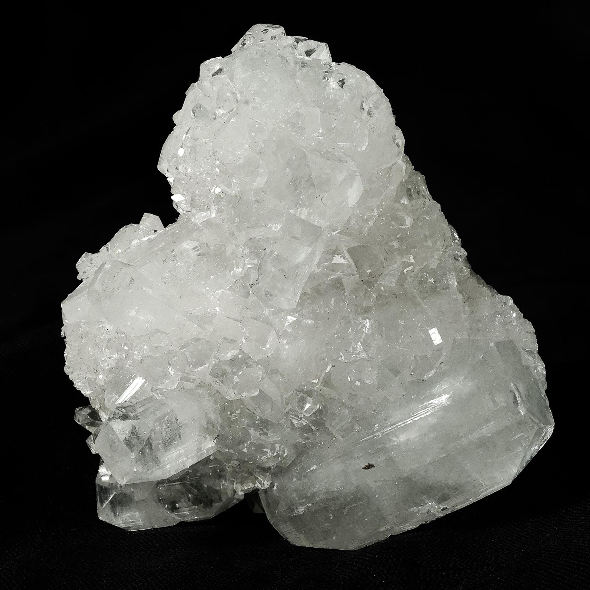 Diamond Apophyllite from Jalgaon Quarries #7: Stilbite Sunrise